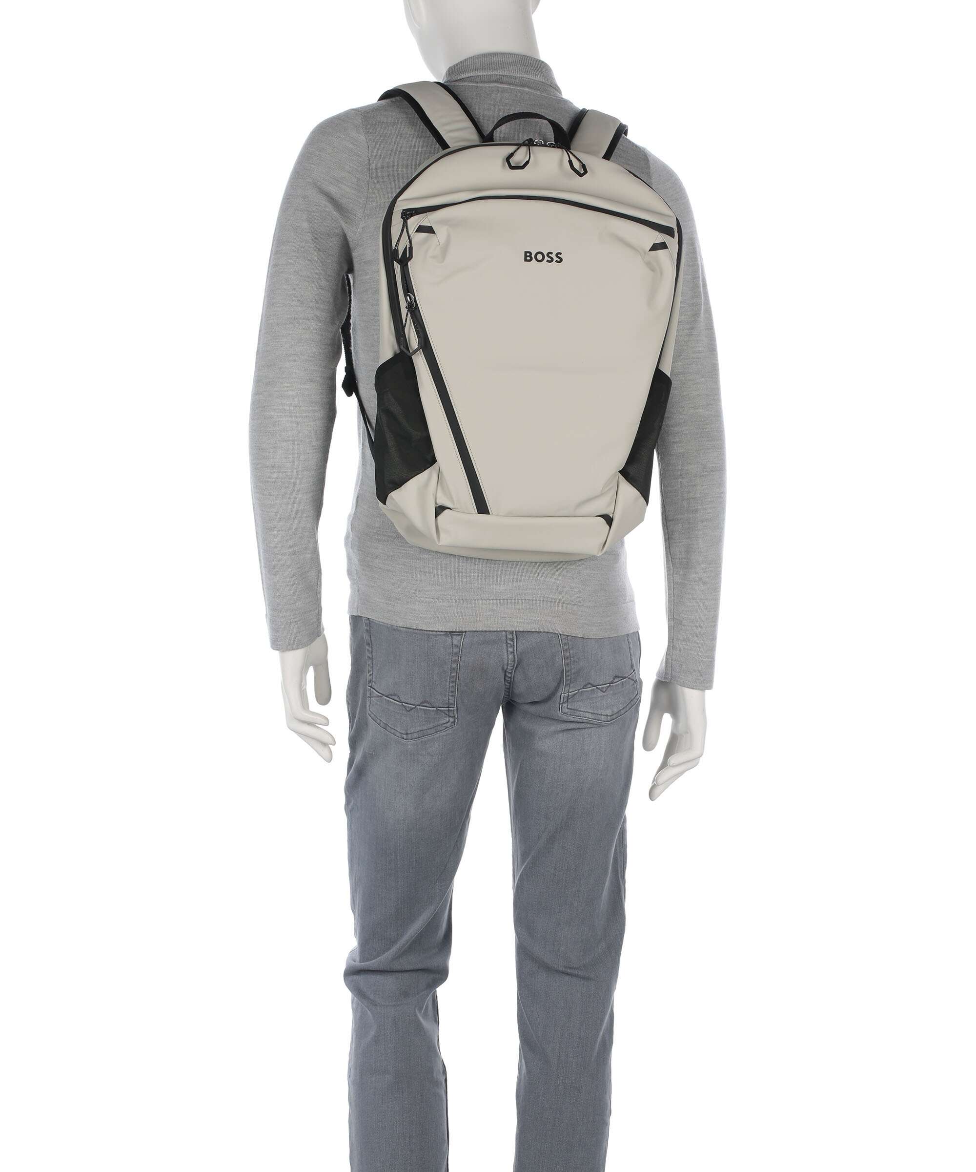 BOSS Stenson Backpack light beige - Image 3