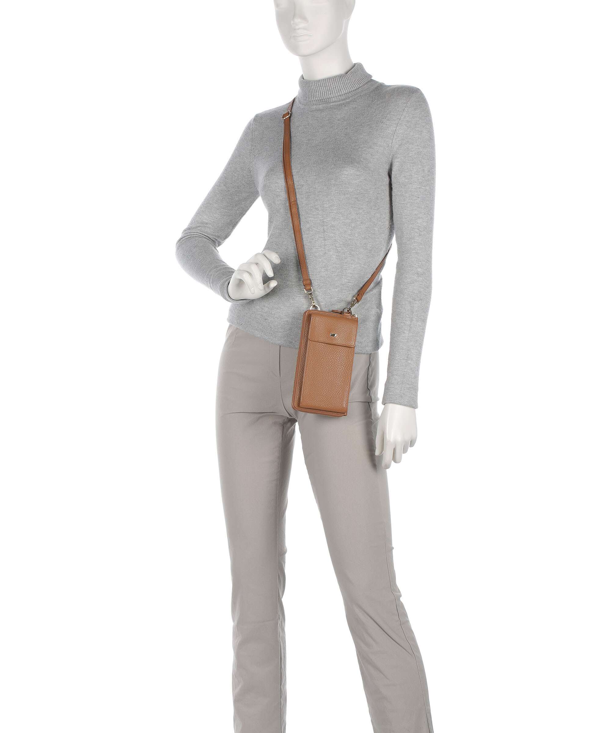 Braun Büffel Asti Phone bag cognac - Image 3