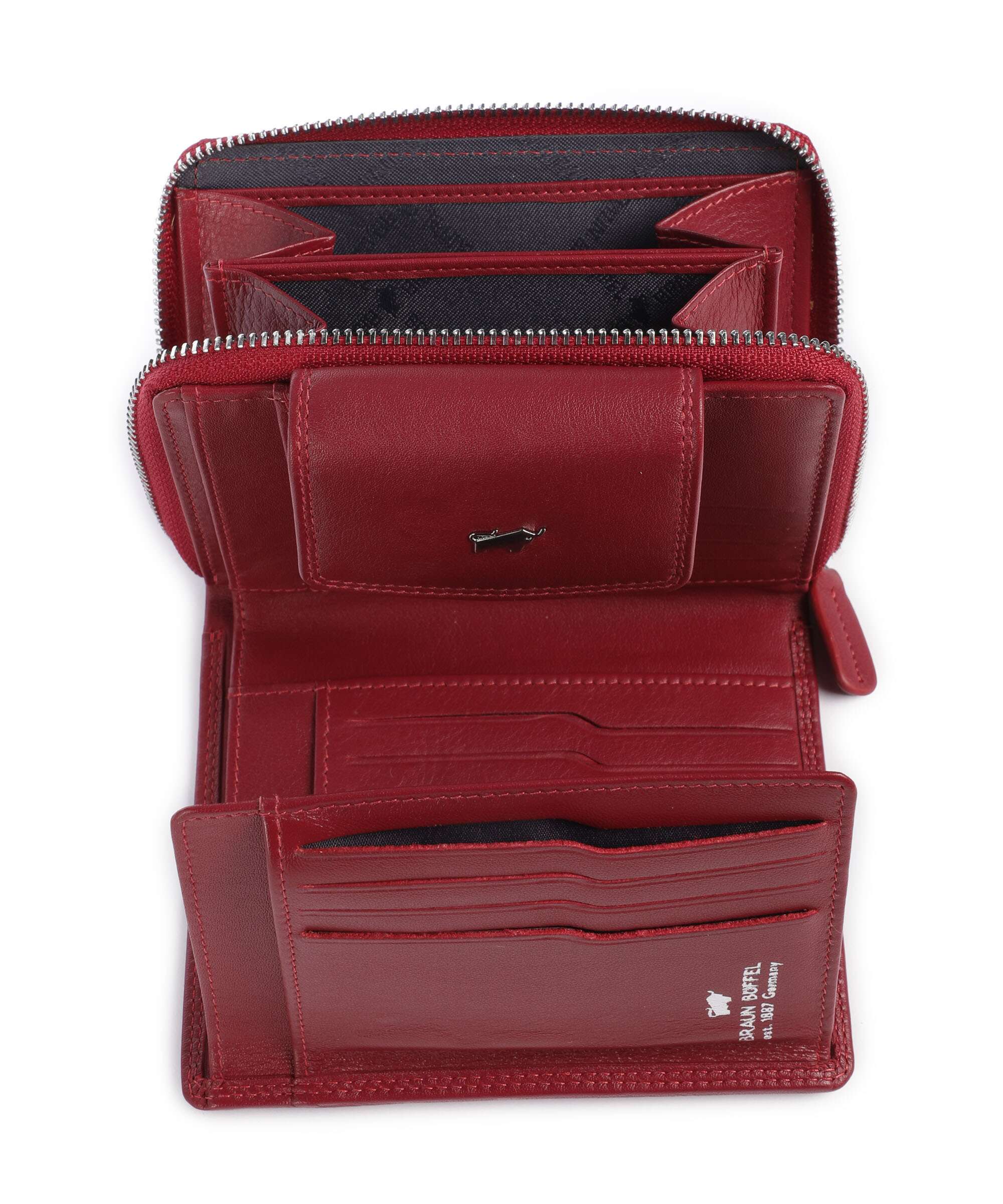 Braun Büffel Golf Wallet rot - Image 2