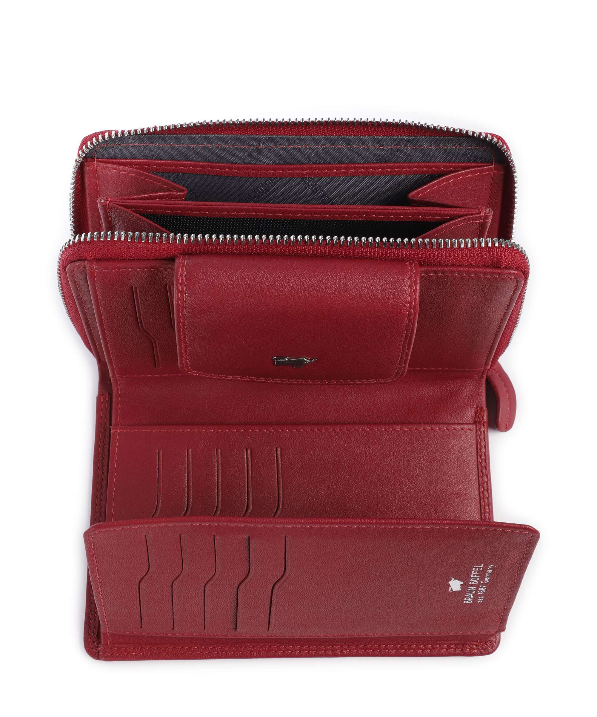 Braun Büffel Golf Wallet rot - Image 2
