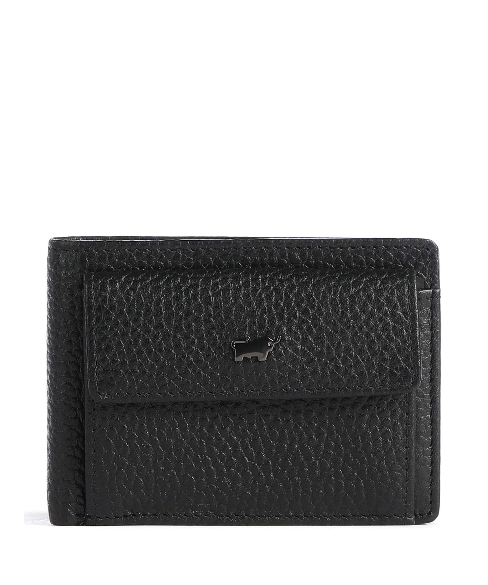 Braun Büffel Theo Wallet schwarz