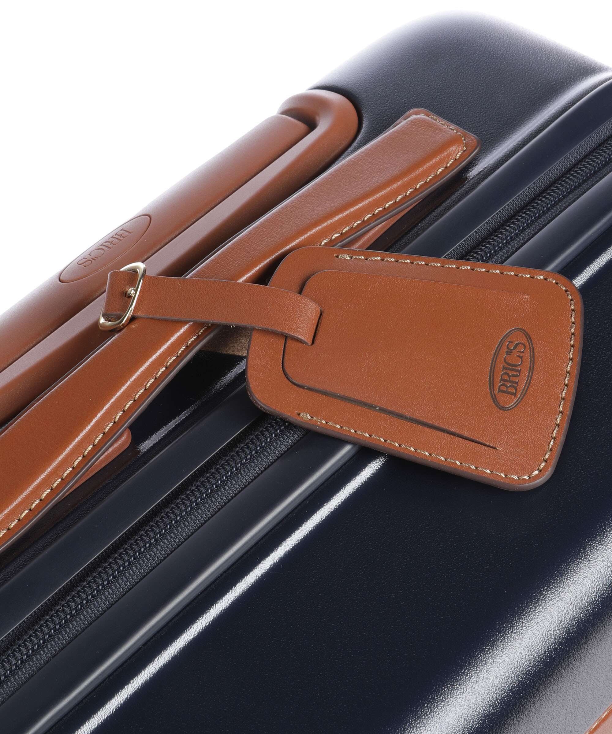 Brics Bellagio Spinner (4 wheels) blue/tan - Image 4