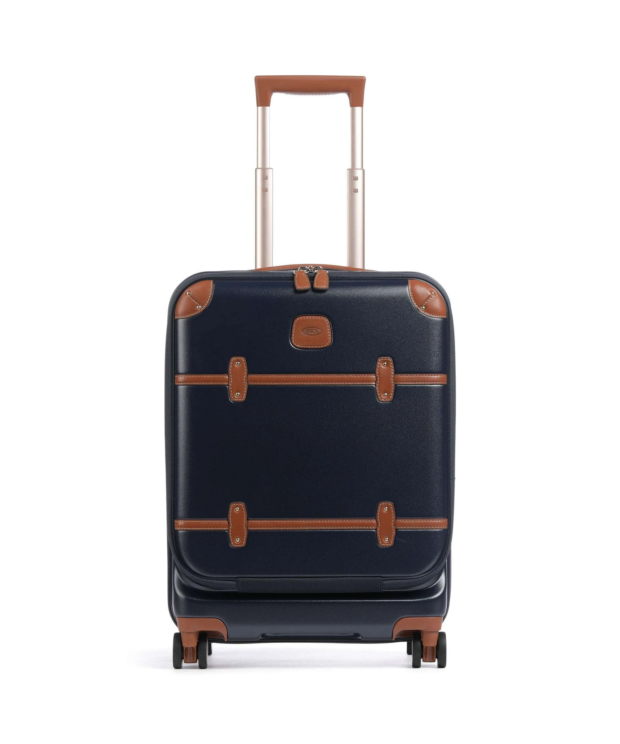 Brics Bellagio Spinner (4 wheels) blue/tan
