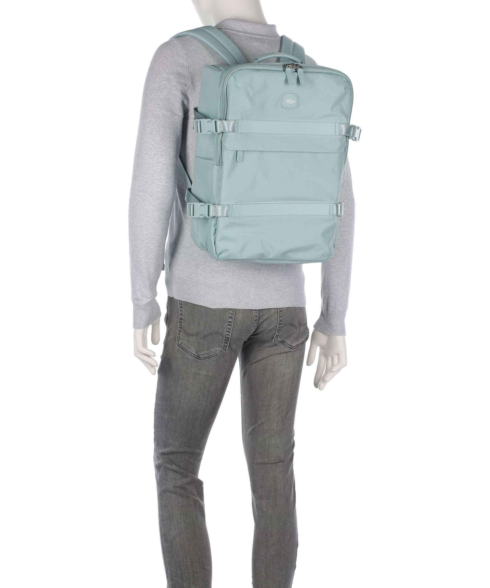 Brics Positano Soft Travel backpack light blue - Image 3