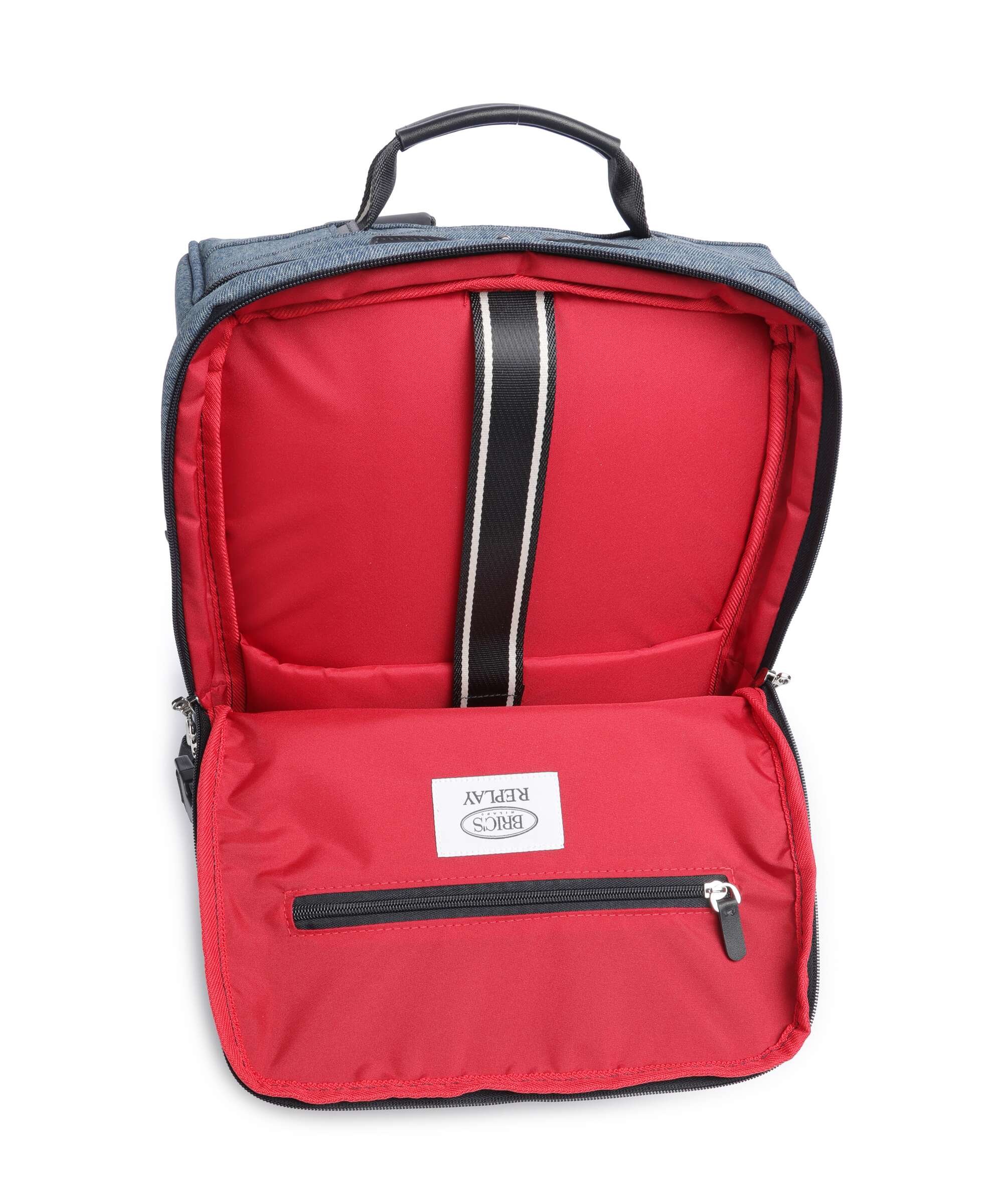 Brics Replay Travel backpack light denim - Image 5