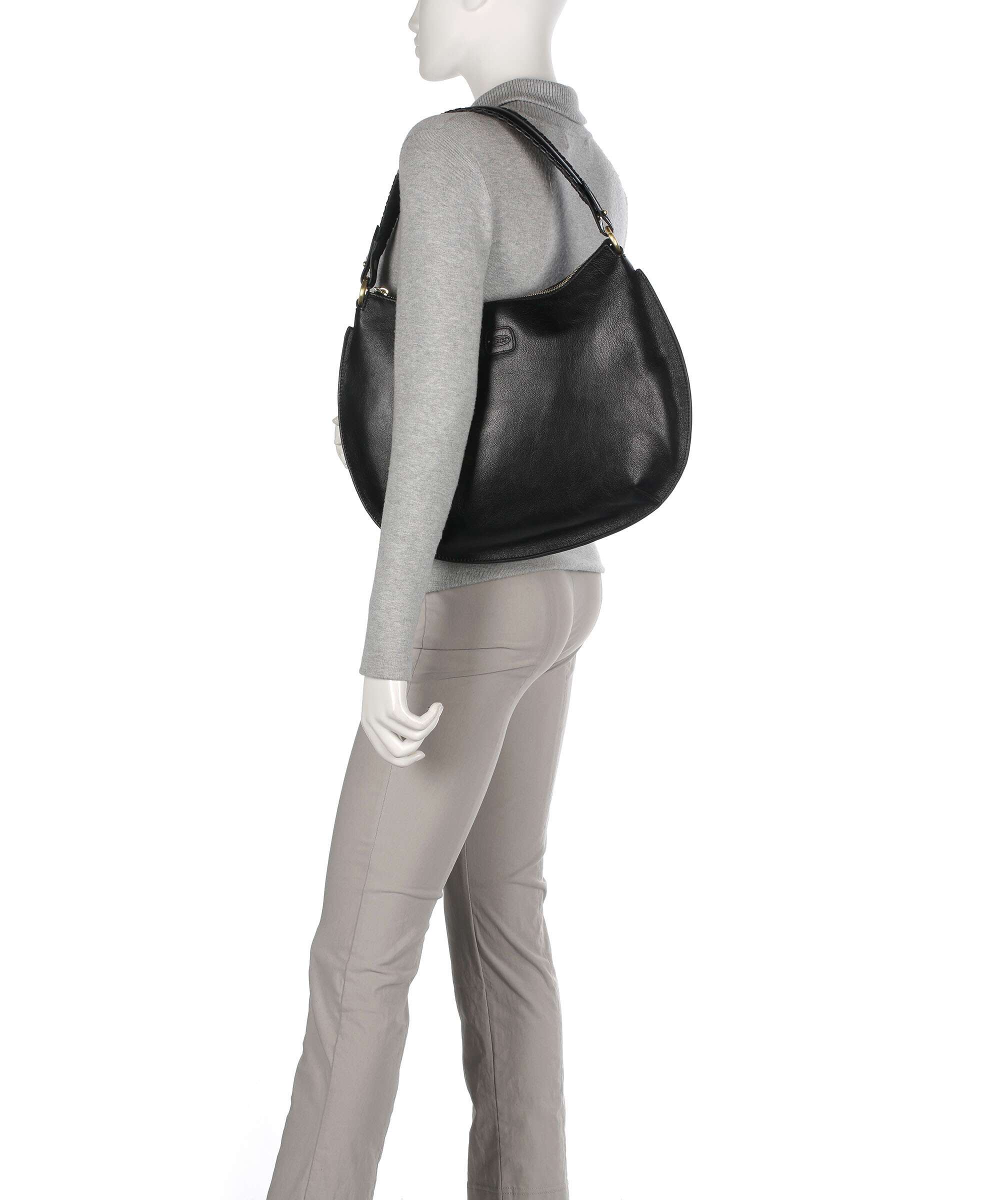 Brics Volterra Hobo bag black - Image 3
