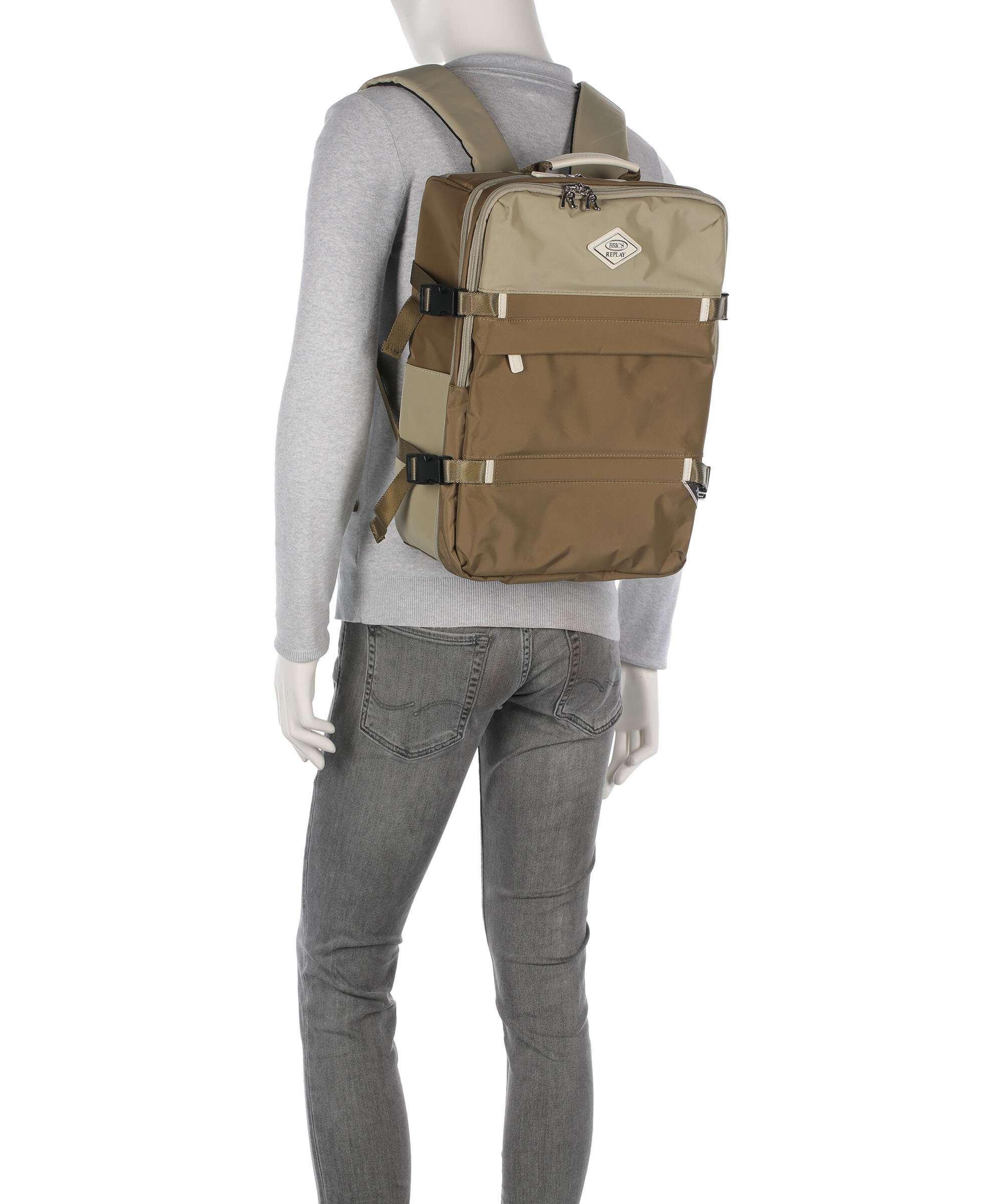 Brics X-Collection Travel backpack sand wood - Image 3