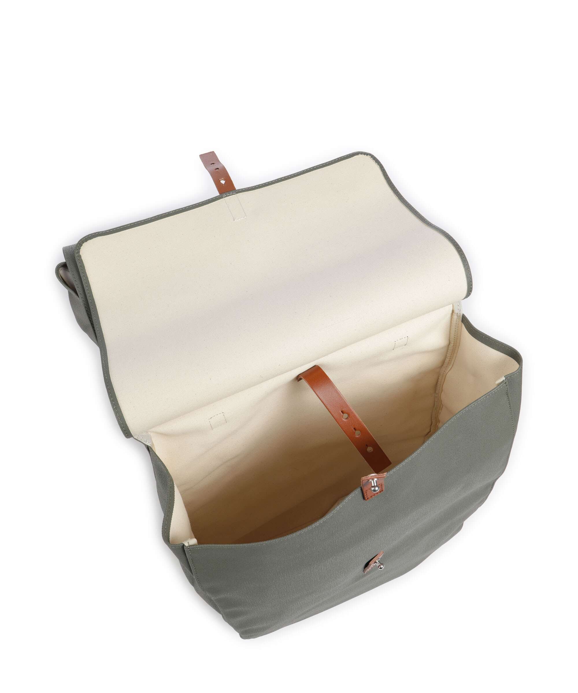 Brooks England Bricklane Bike pannier sage green/honey - Image 5