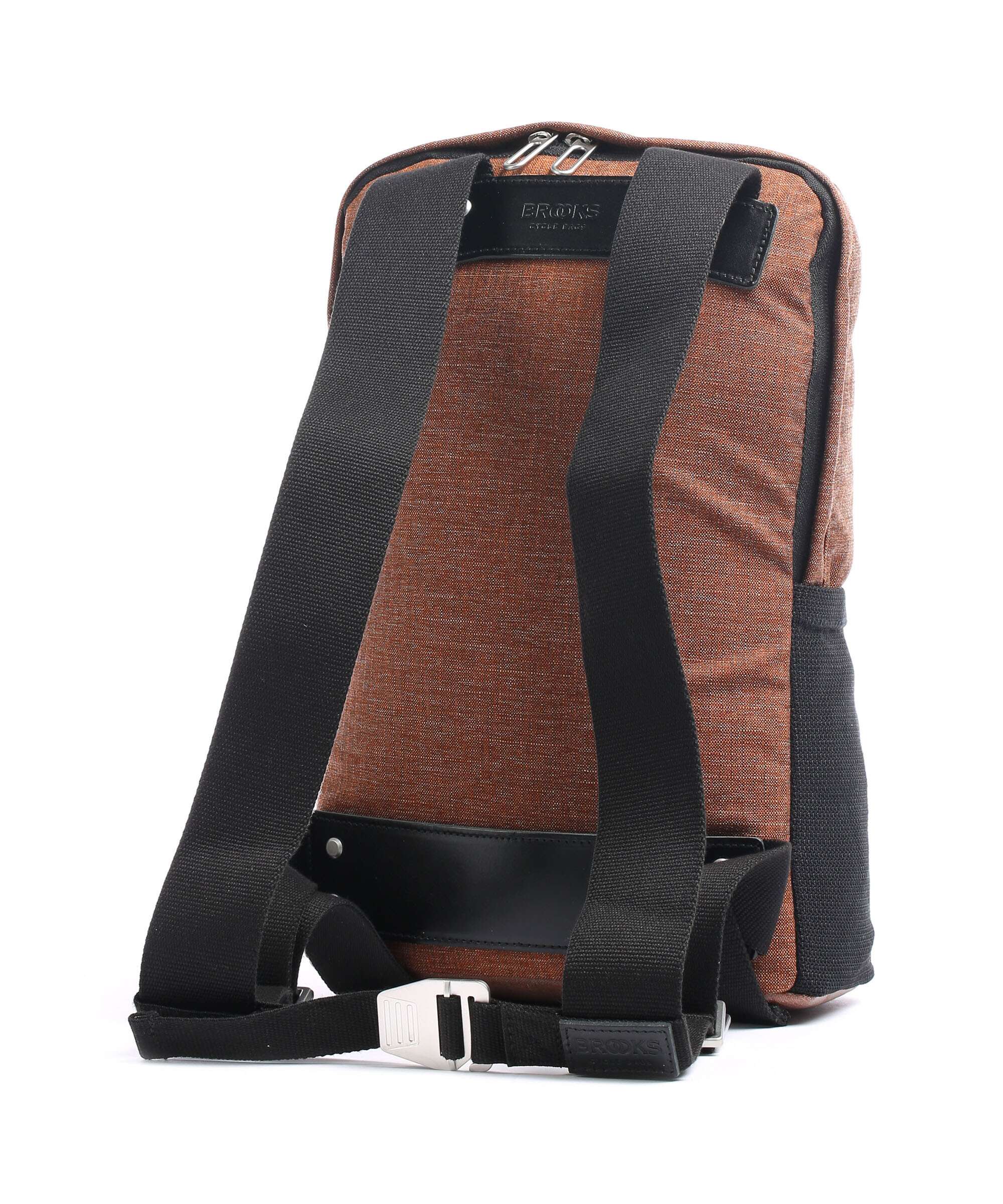 Brooks England Dalston Small Tex Backpack bronze/orange - Image 2