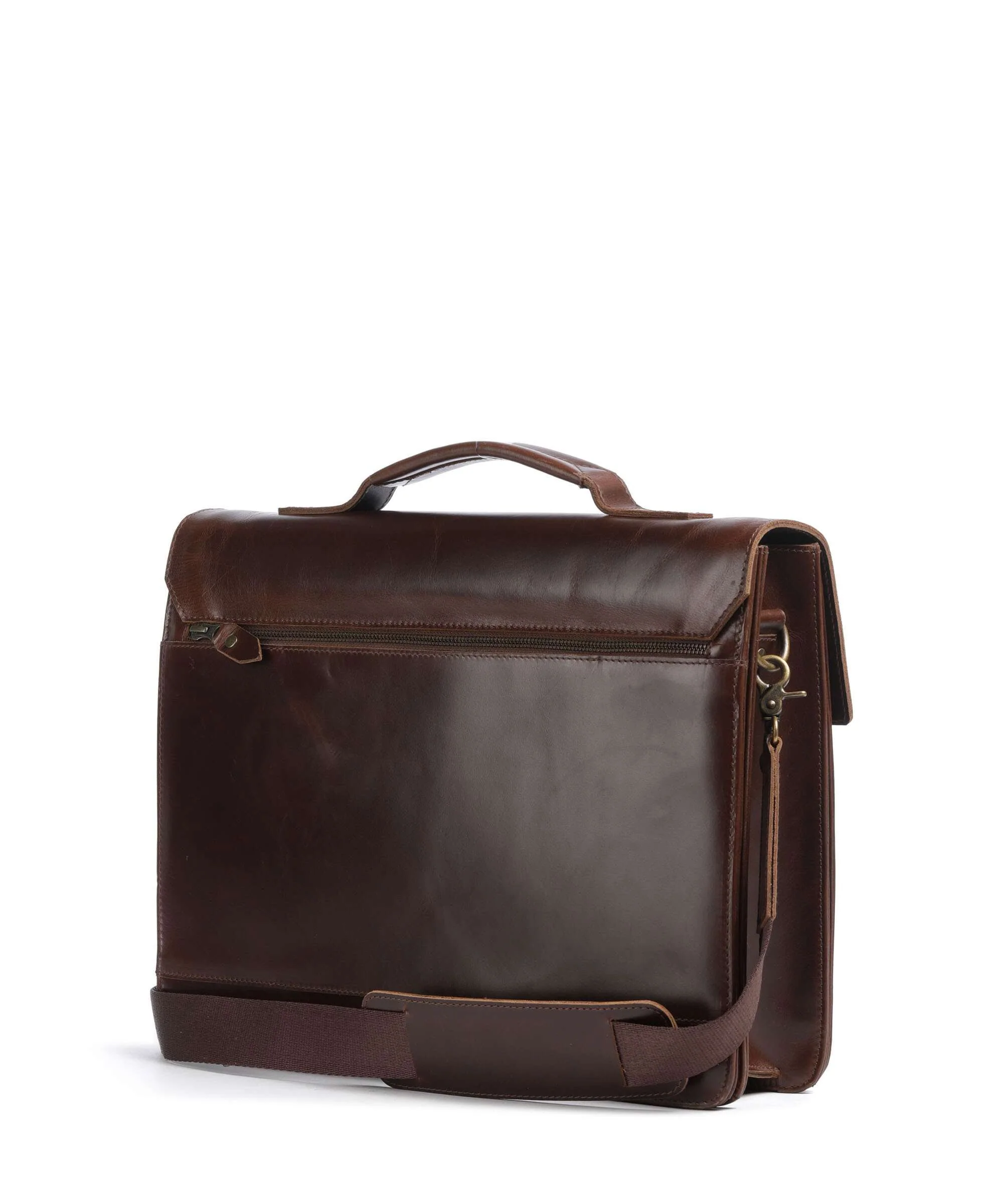 Buckle & Seam Crazy Horse Notes Briefcase brown - Image 2
