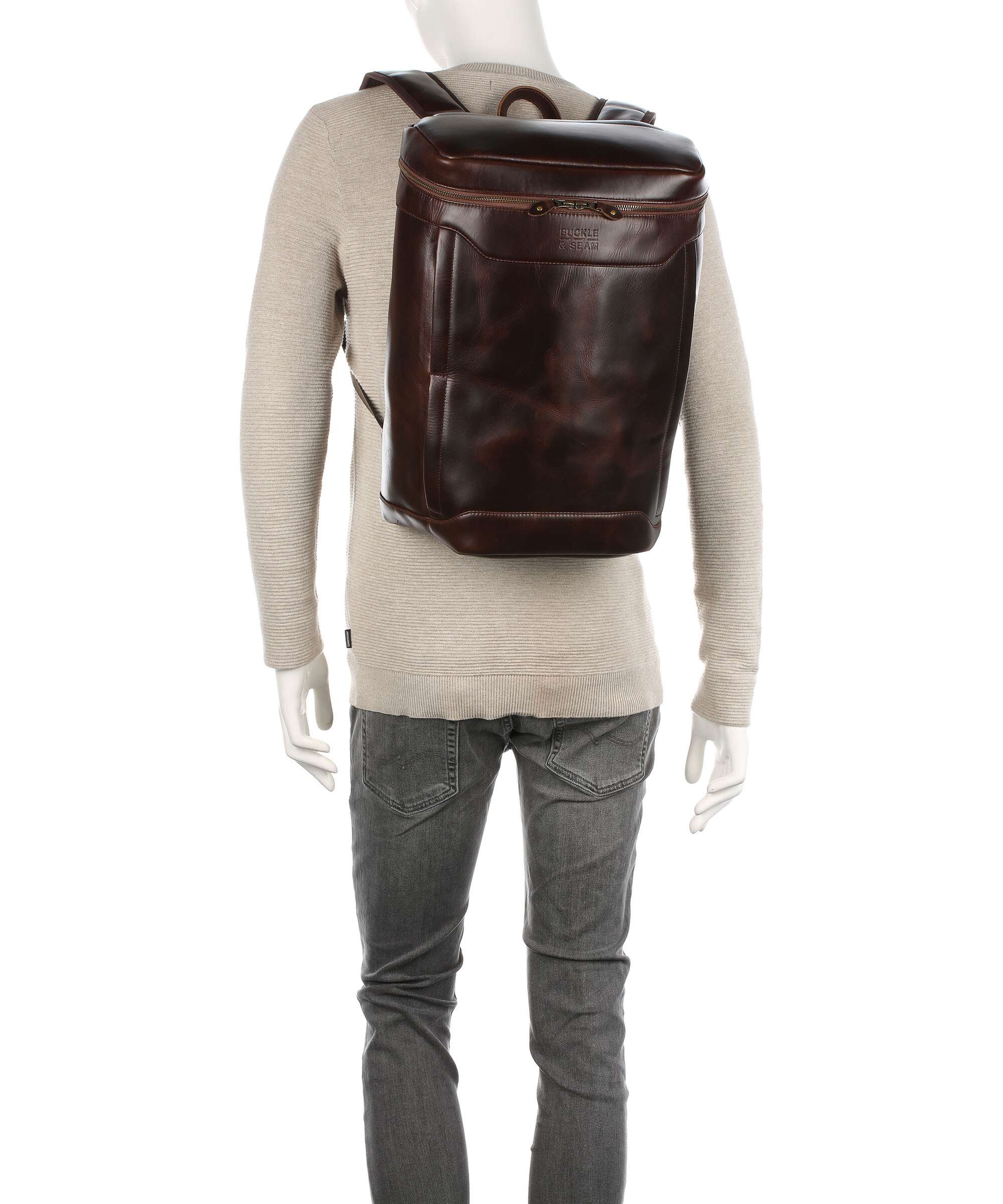 Buckle & Seam Siwa Backpack brown - Image 3