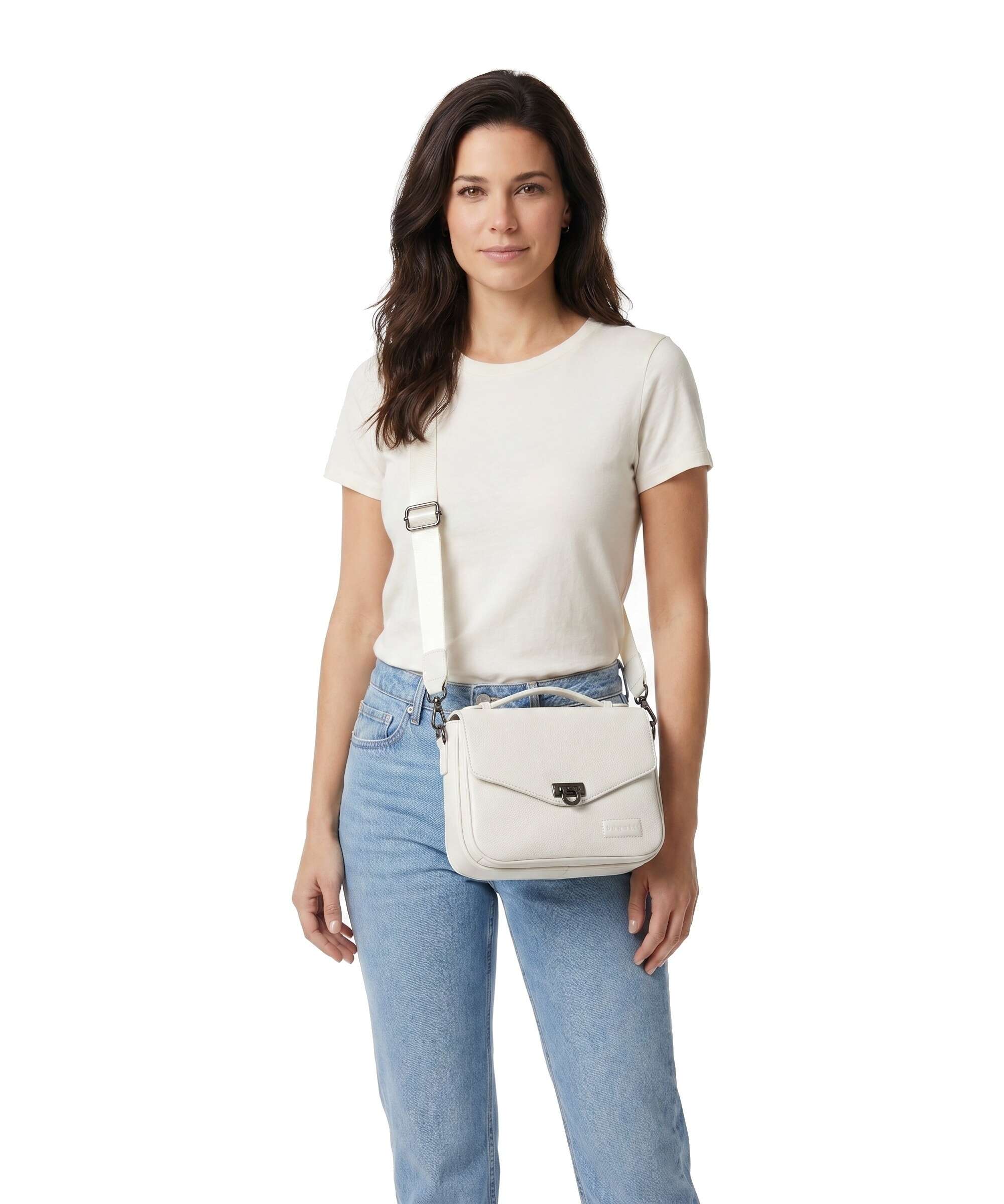 Bugatti Elsa Crossbody bag white - Image 3