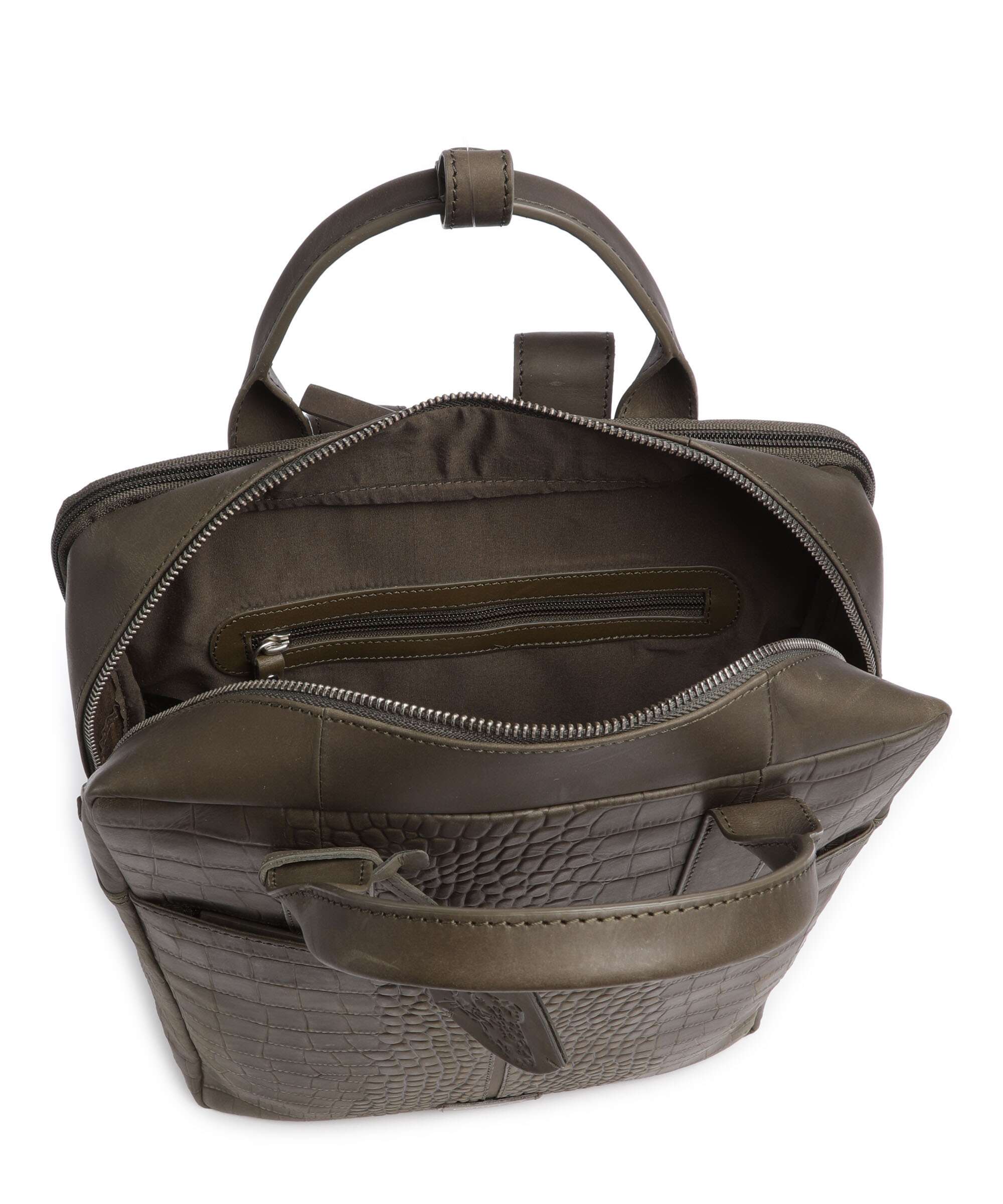 Burkely Cool Colbie Laptop backpack forest green - Image 5