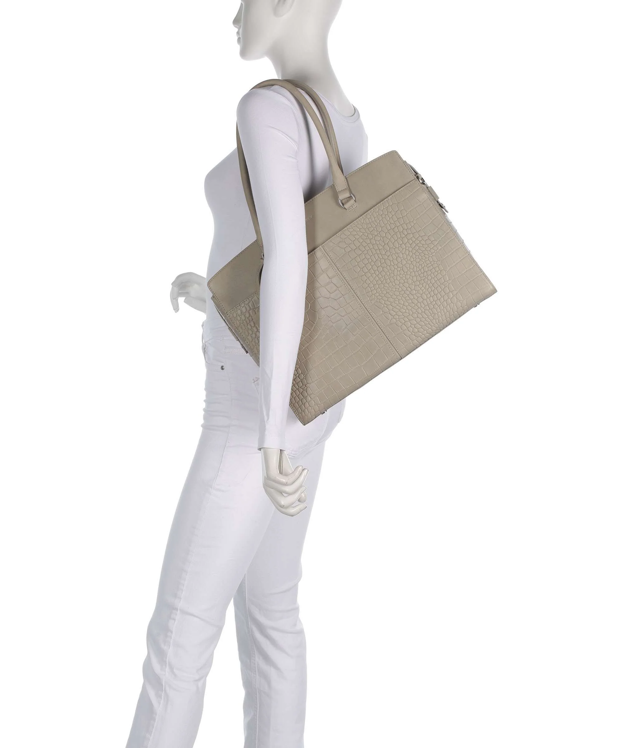 Burkely Cool Colbie Tote bag grey - Image 3