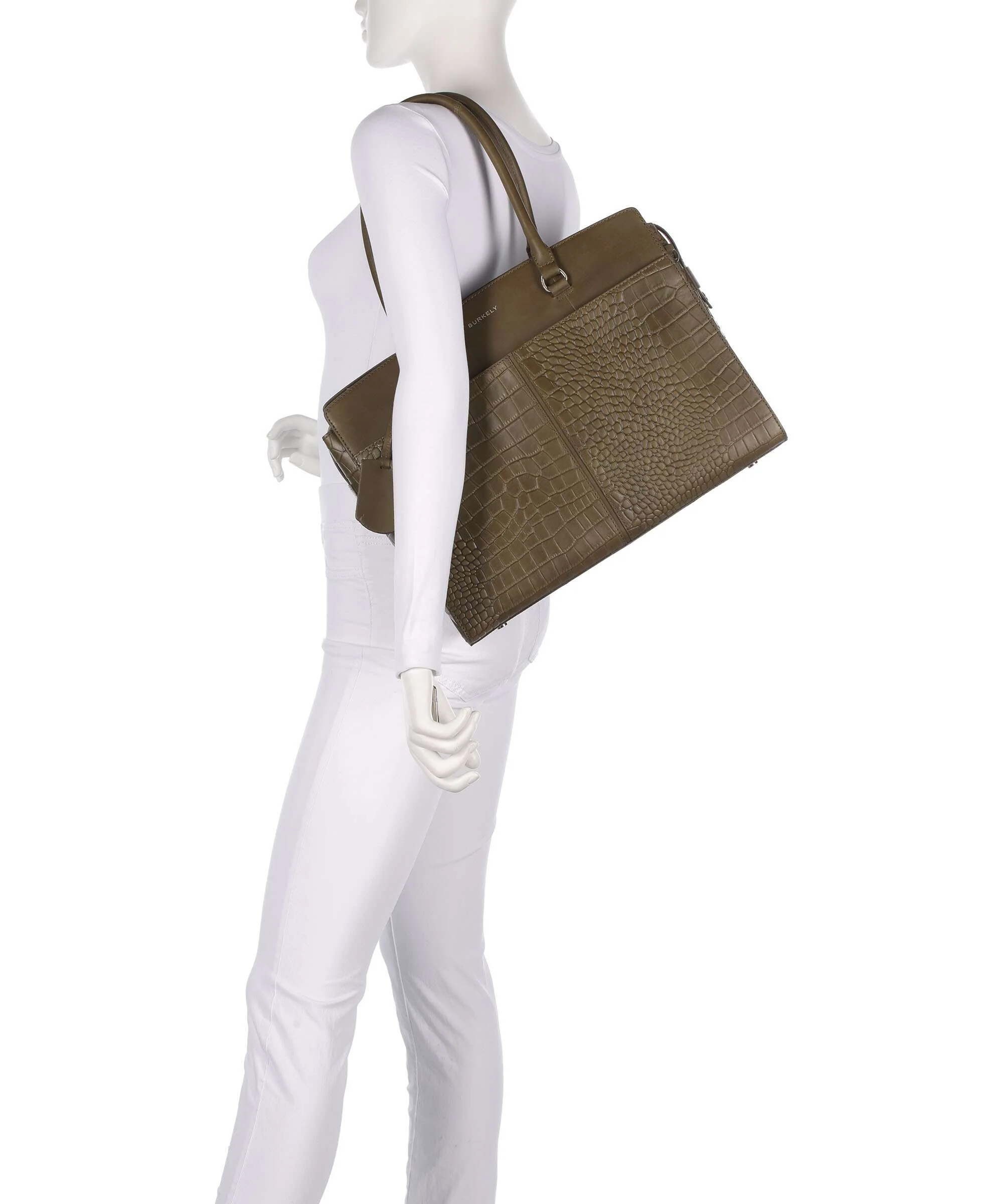Burkely Cool Colbie Tote bag olive - Image 3