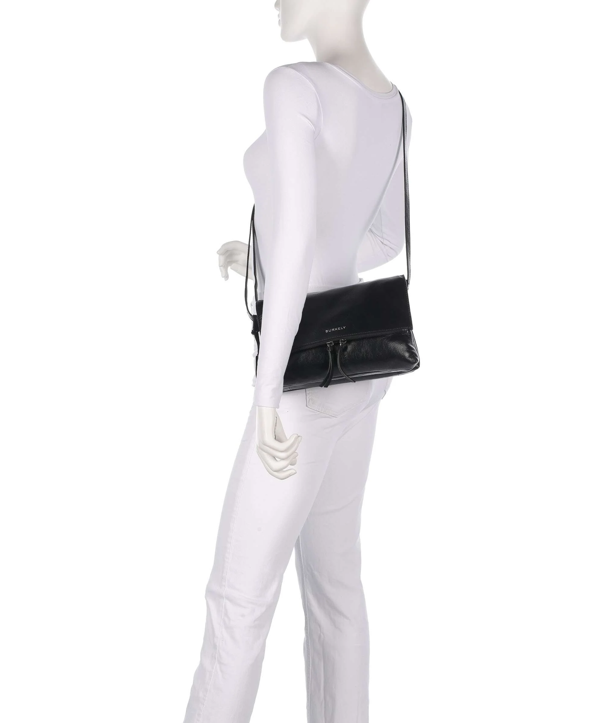 Burkely Creased Crystal Crossbody bag black - Image 3