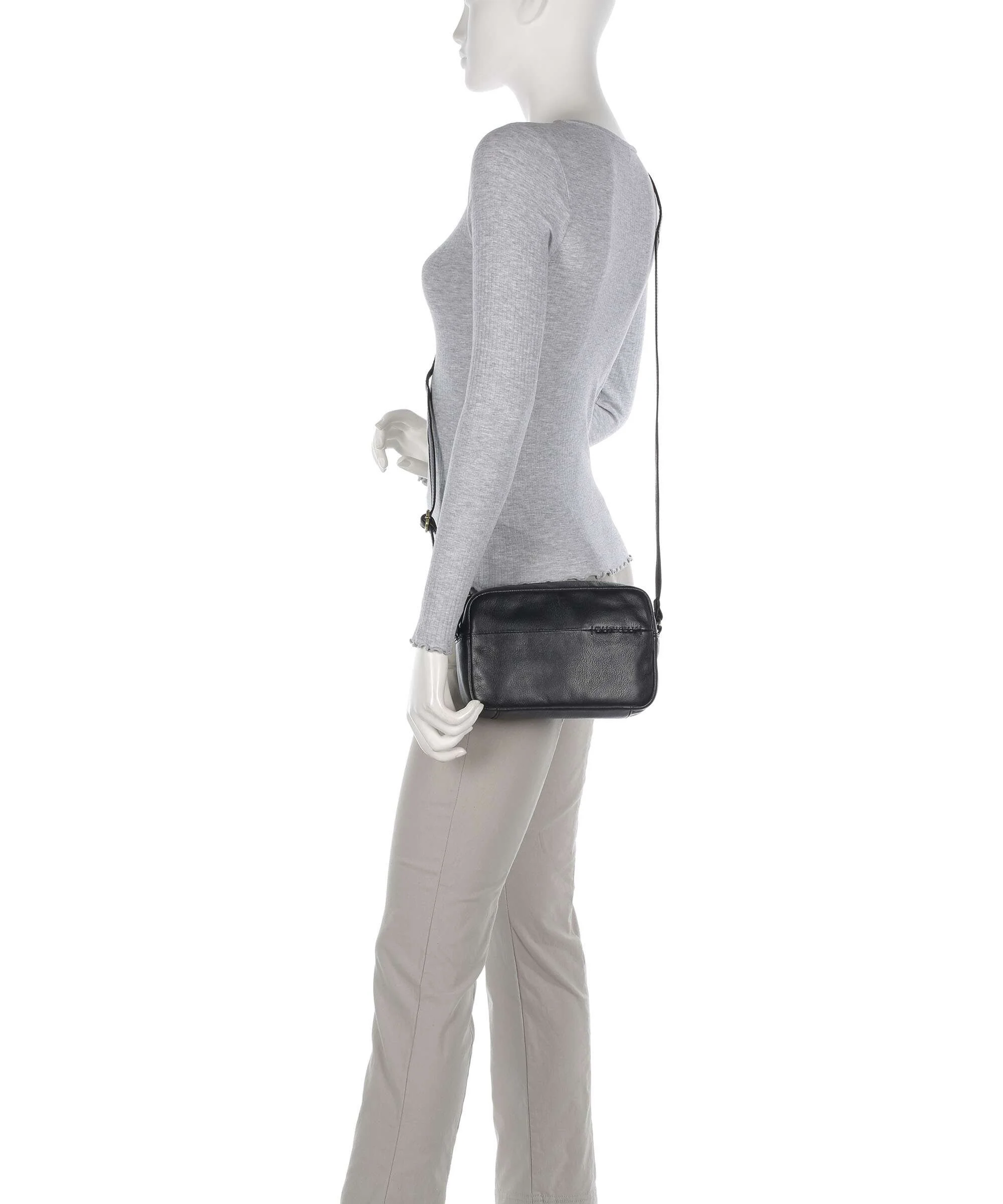 Burkely Natural Norah Crossbody bag bean black - Image 3