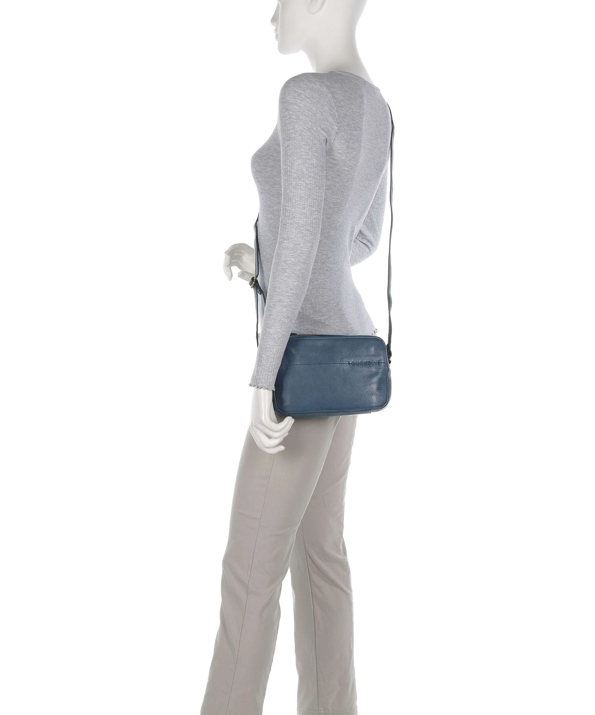Burkely Natural Norah Crossbody bag berry blue - Image 3