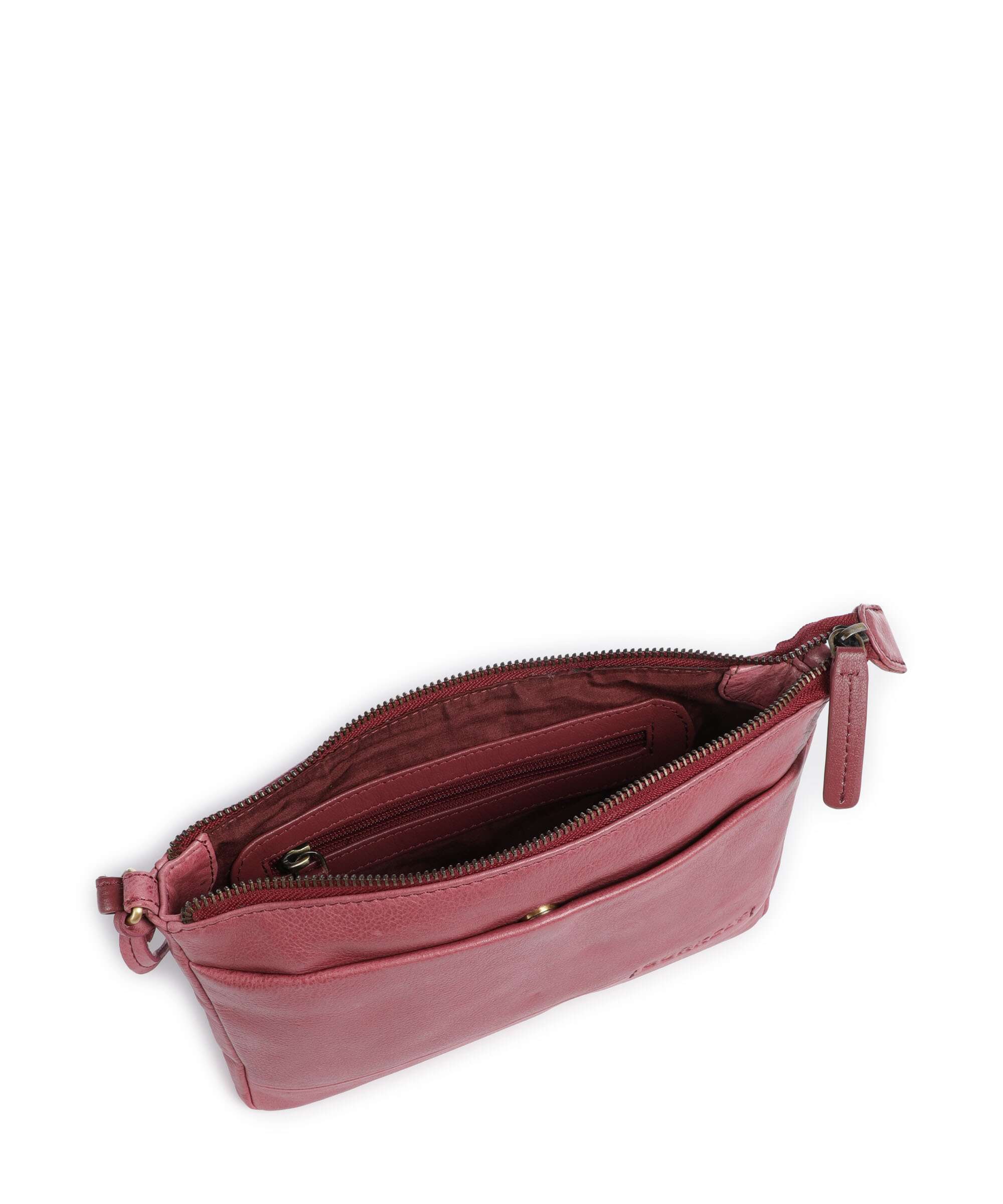 Burkely Natural Norah Crossbody bag poppy pink - Image 6