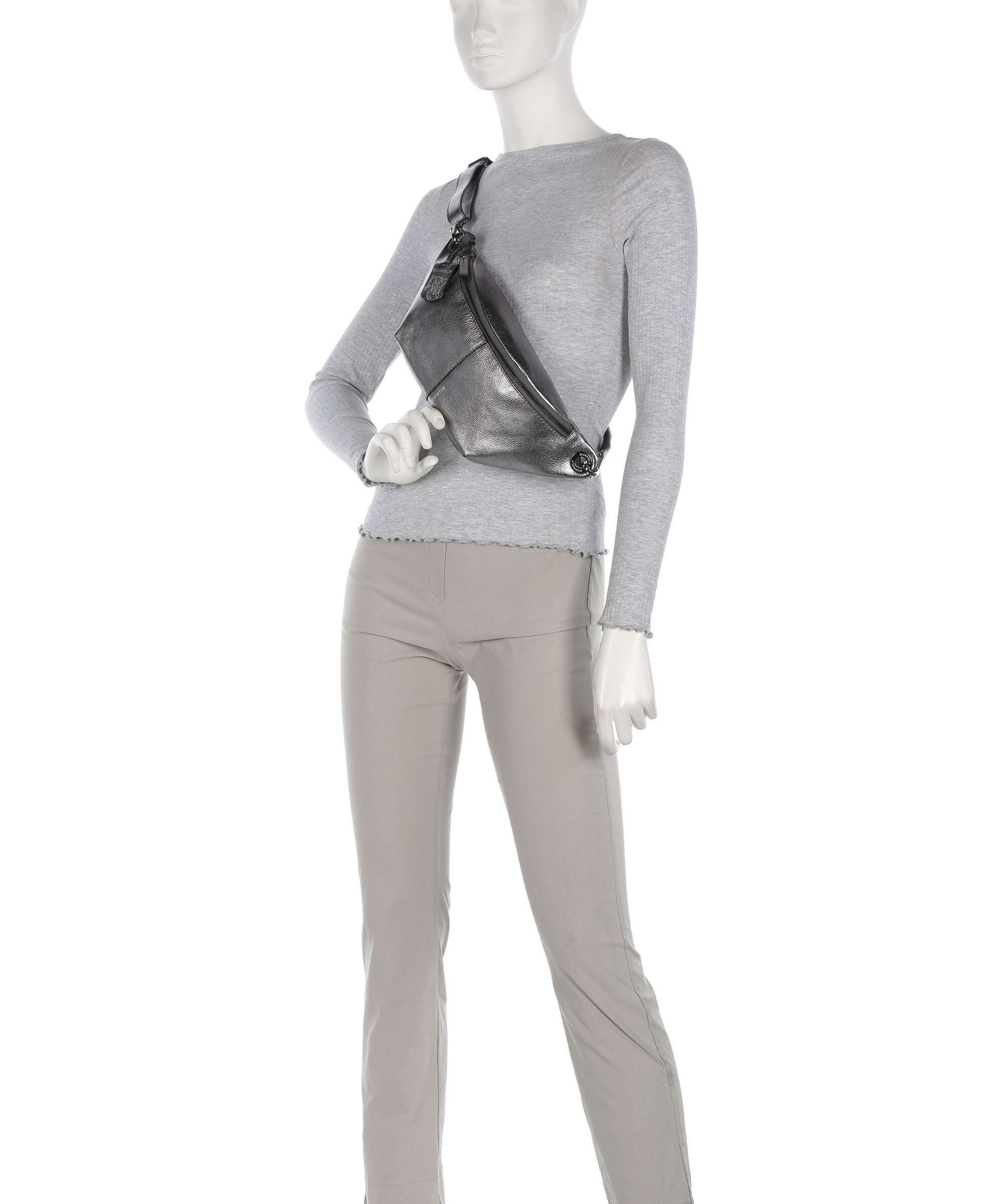 Burkely Radiant Raeven Belt bag stardust silver - Image 4