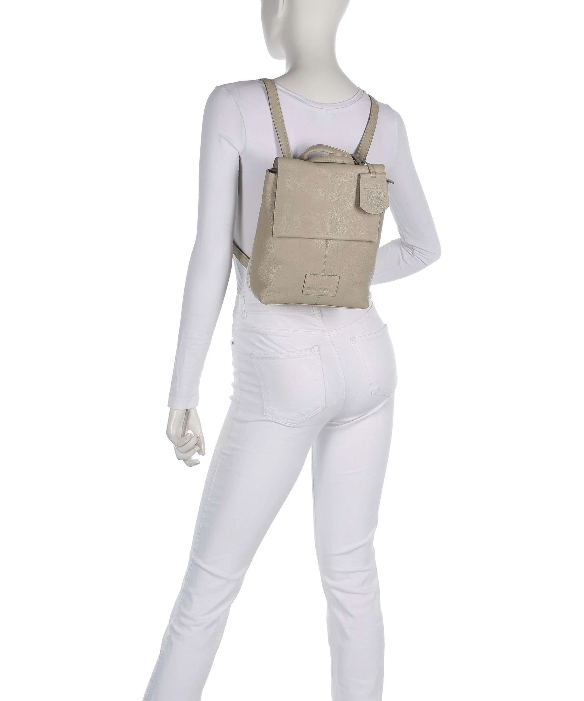 Burkely Soft Skylar Backpack bag grey - Image 3