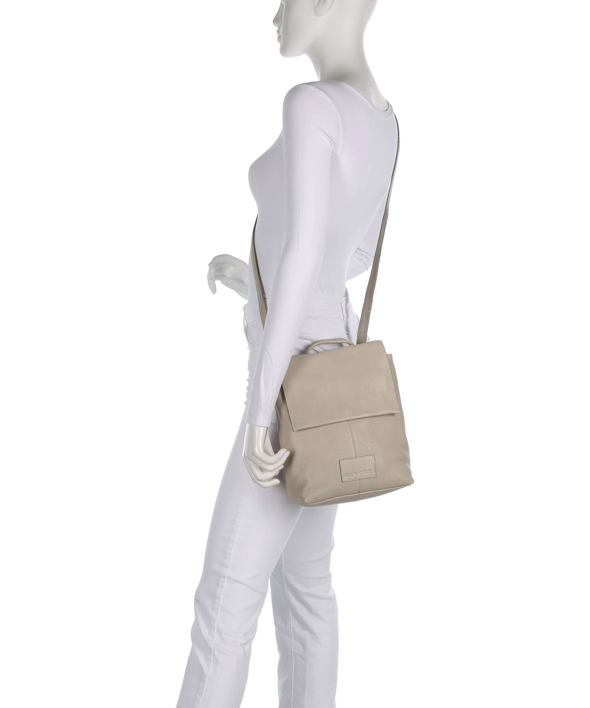 Burkely Soft Skylar Backpack bag grey - Image 4