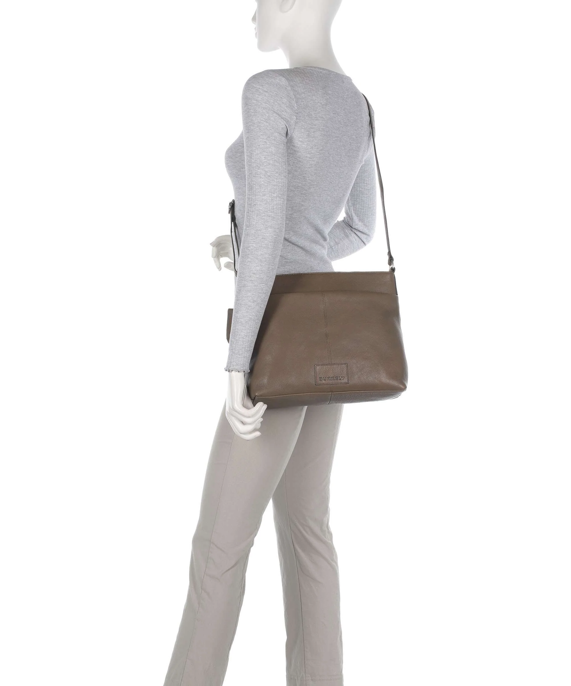 Burkely Soft Skylar Crossbody bag tender taupe - Image 3
