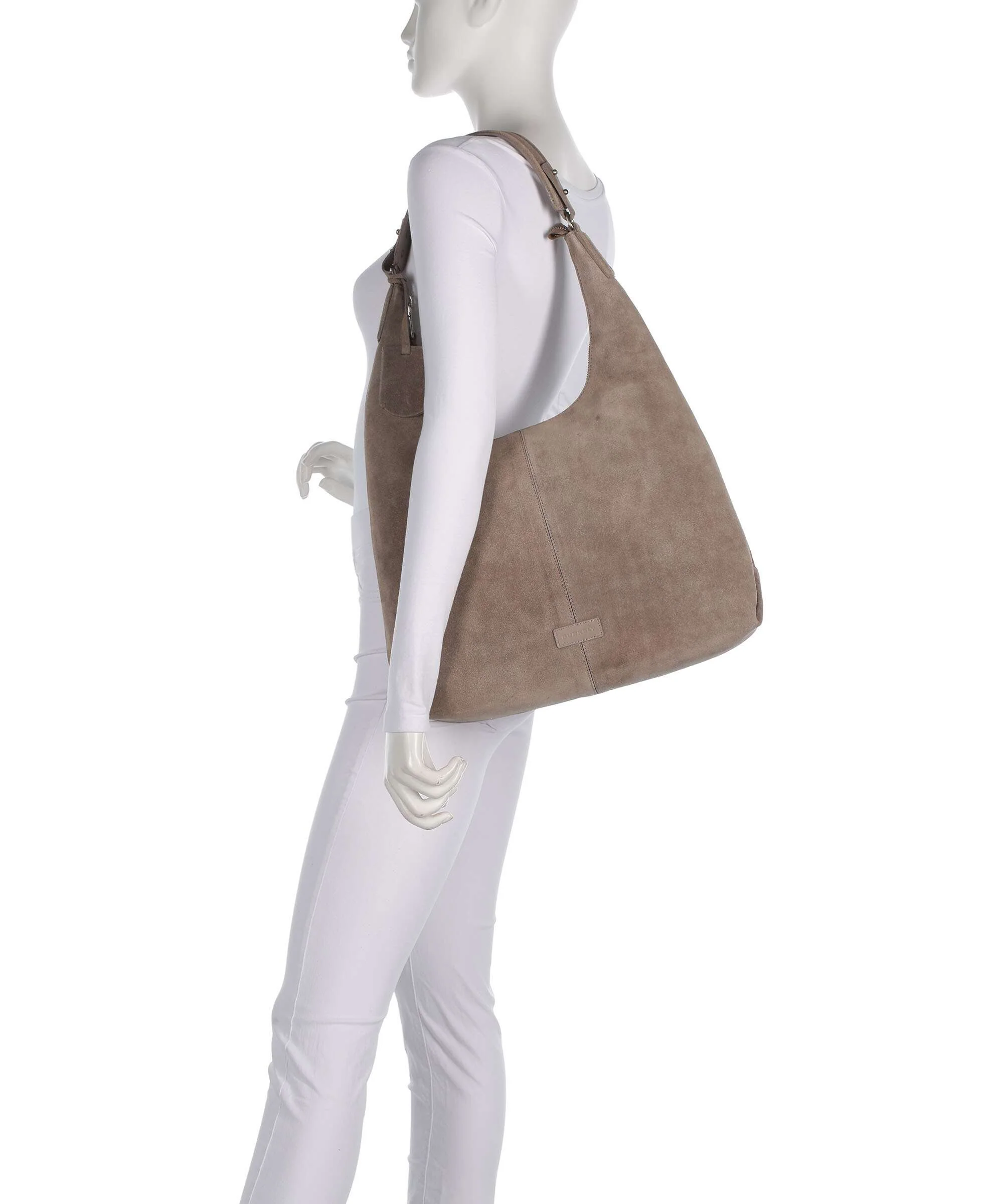 Burkely Vienna Hobo bag grey - Image 3