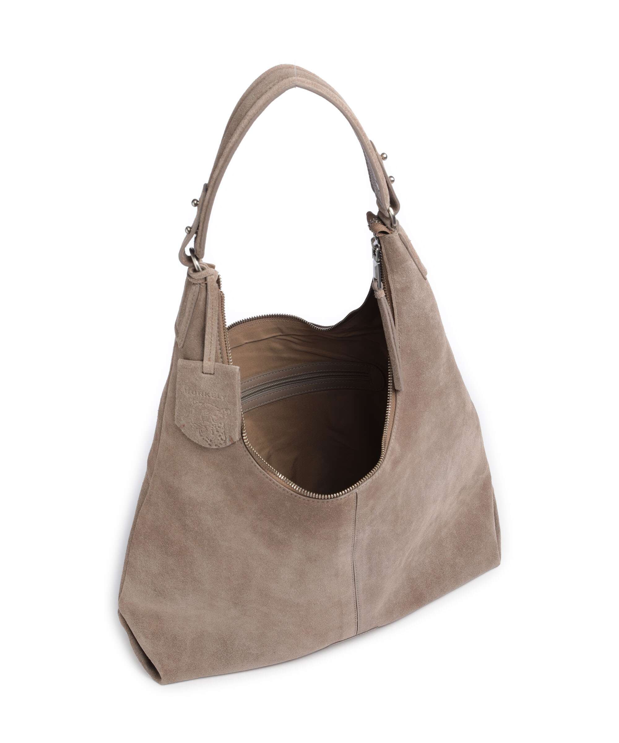 Burkely Vienna Hobo bag grey - Image 5