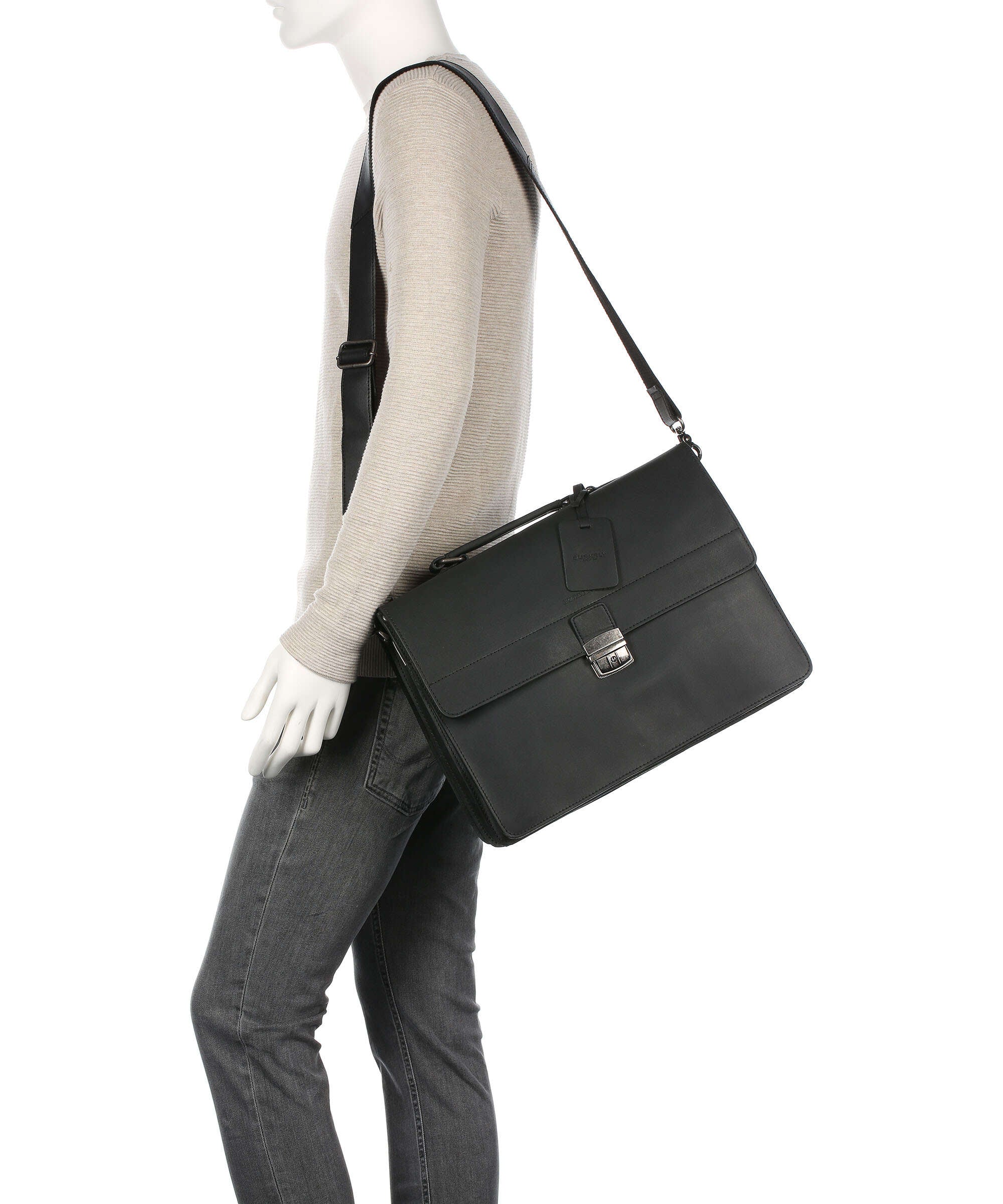 Burkely Vintage Dean Briefcase black - Image 3