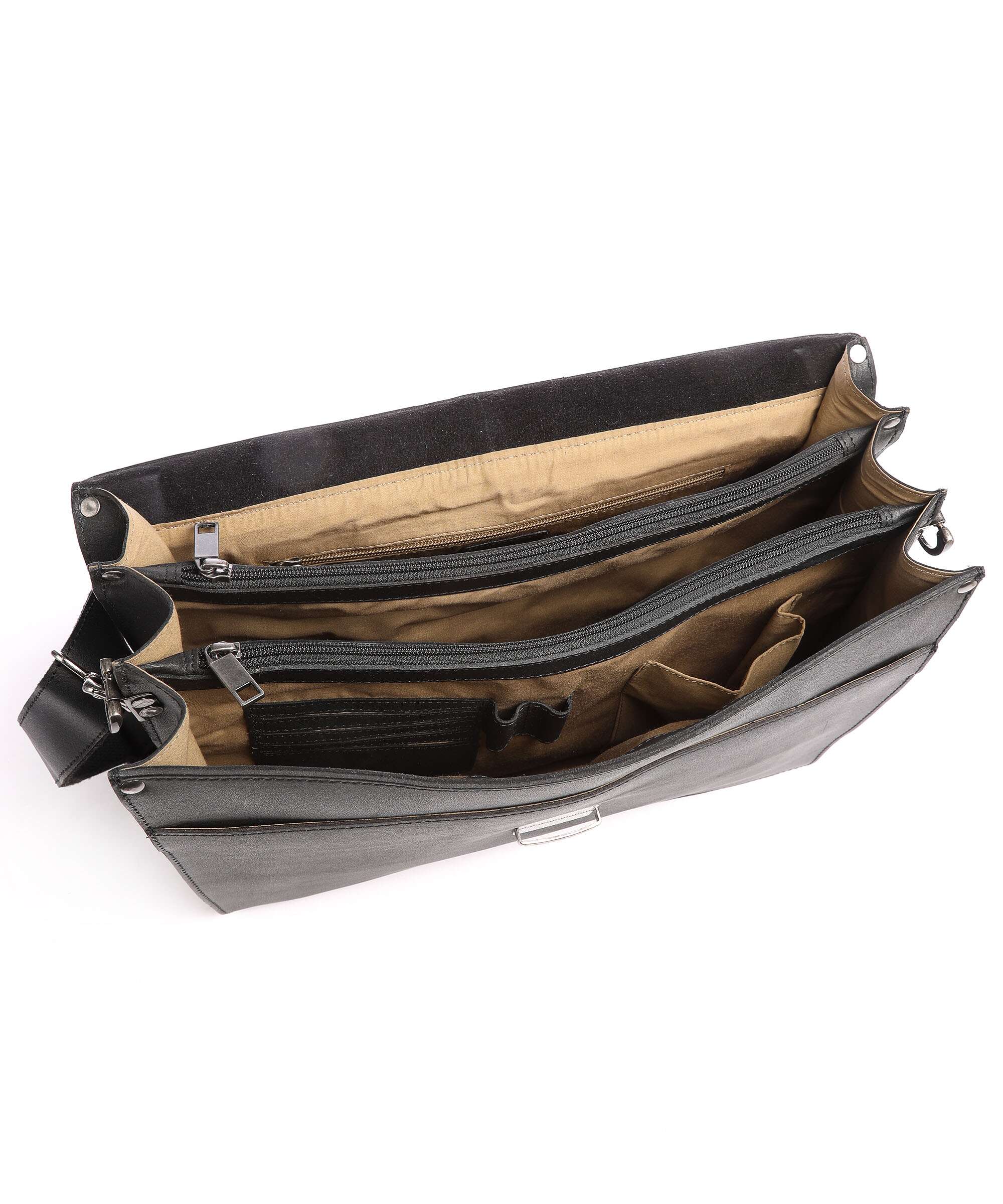 Burkely Vintage Dean Briefcase black - Image 5
