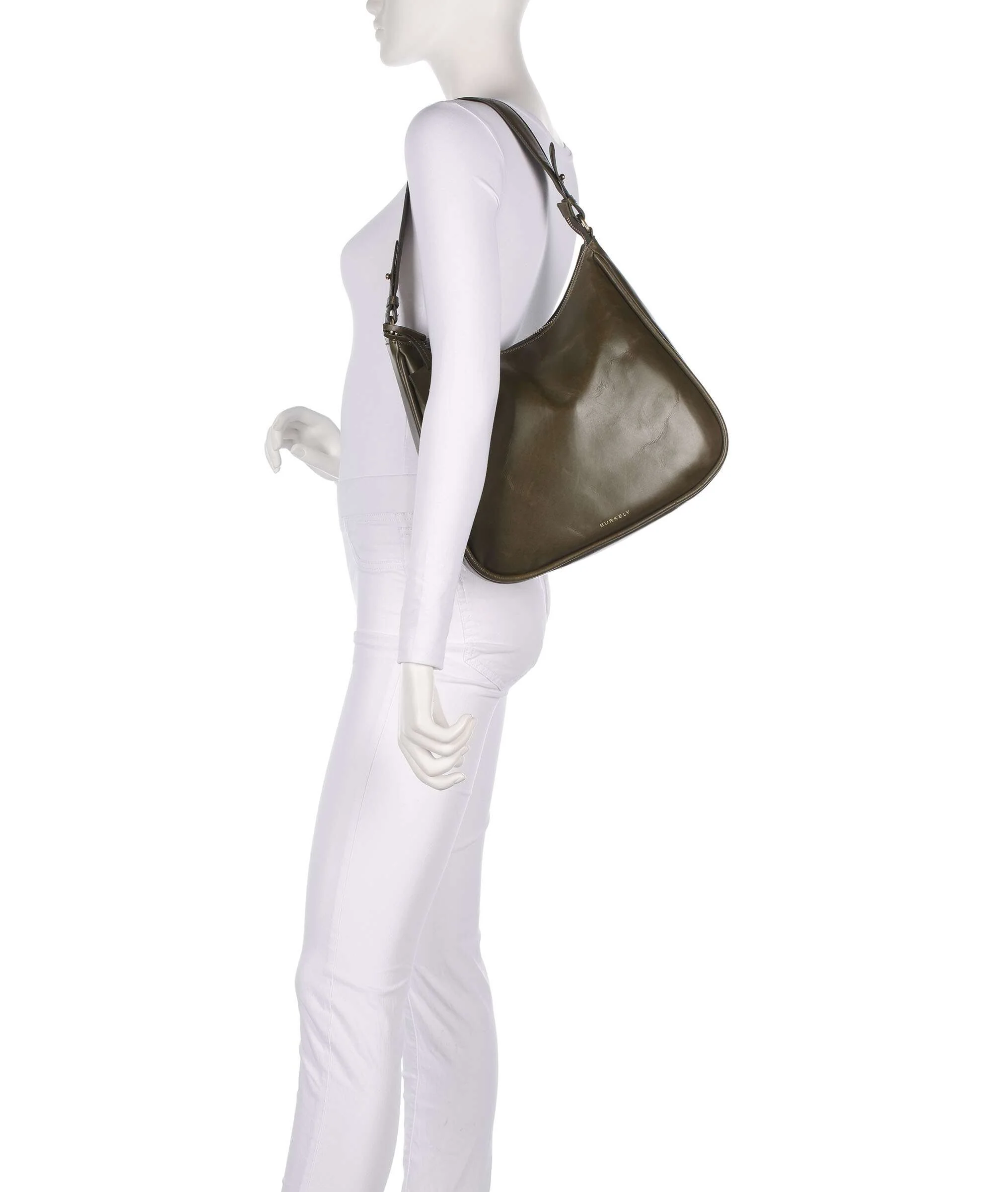 Burkely Vintage Veda Hobo bag olive - Image 3