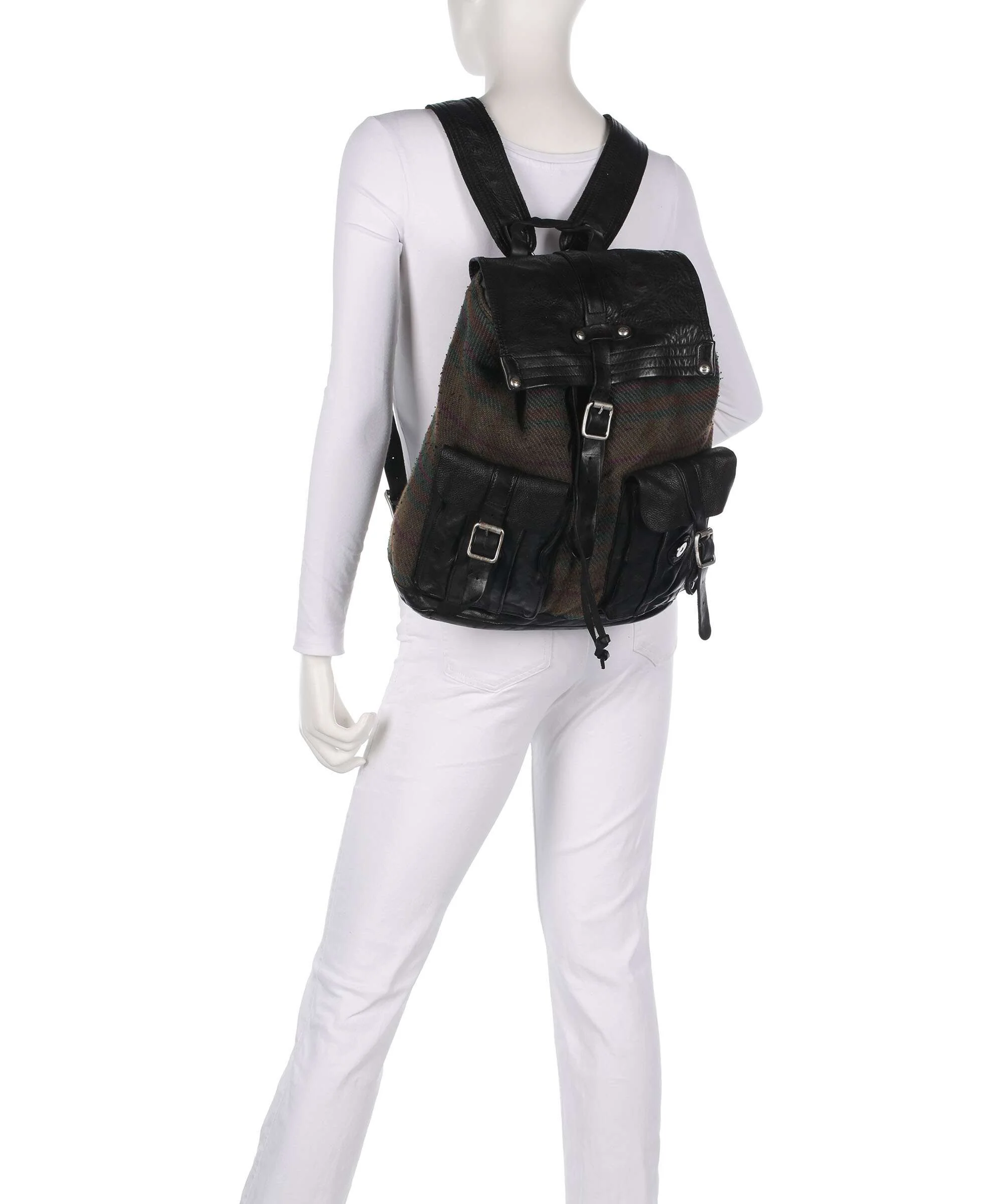 Campomaggi Backpack scozzese fuxia/nero - Image 3