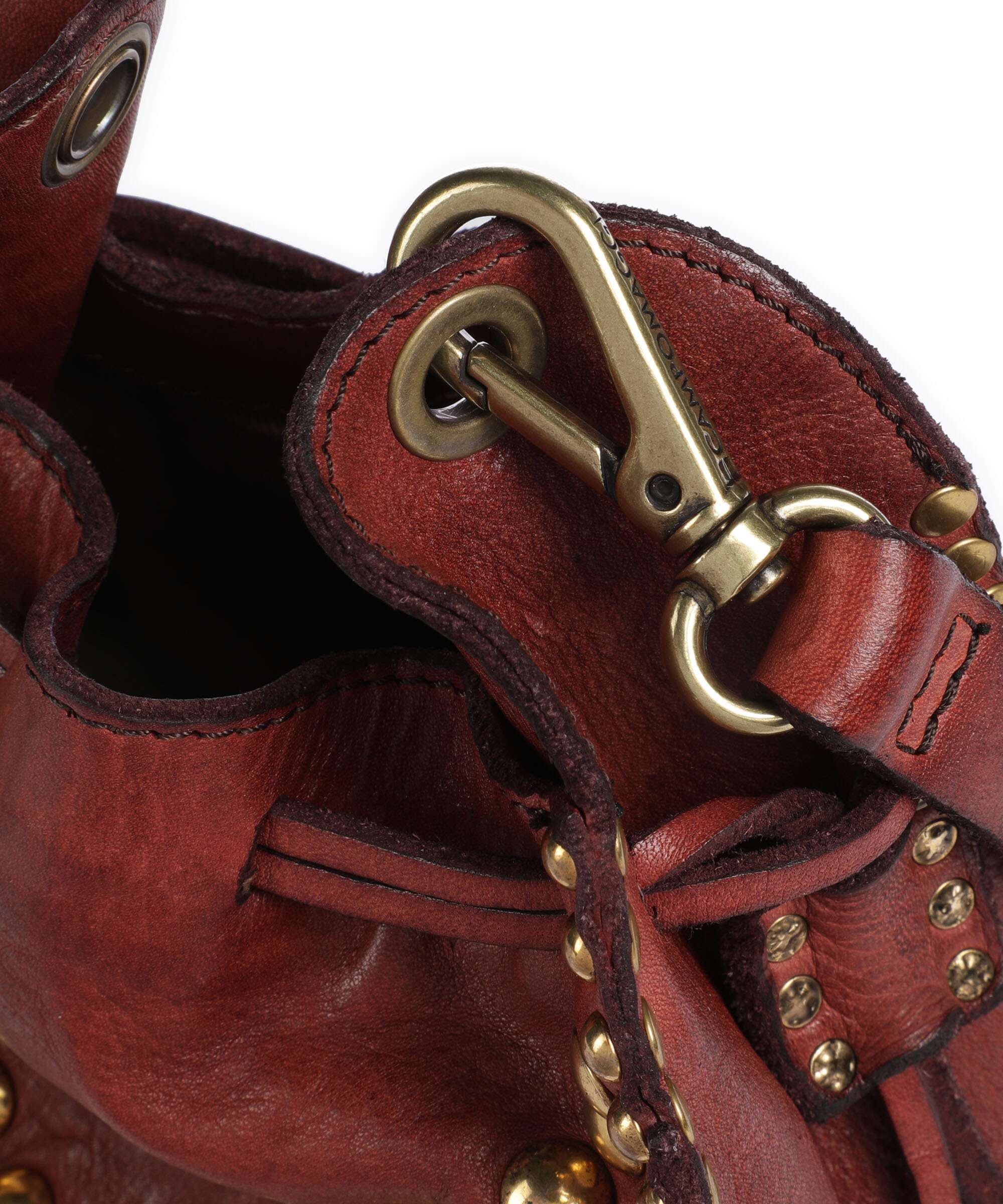 Campomaggi Bucket bag burgundy - Image 4