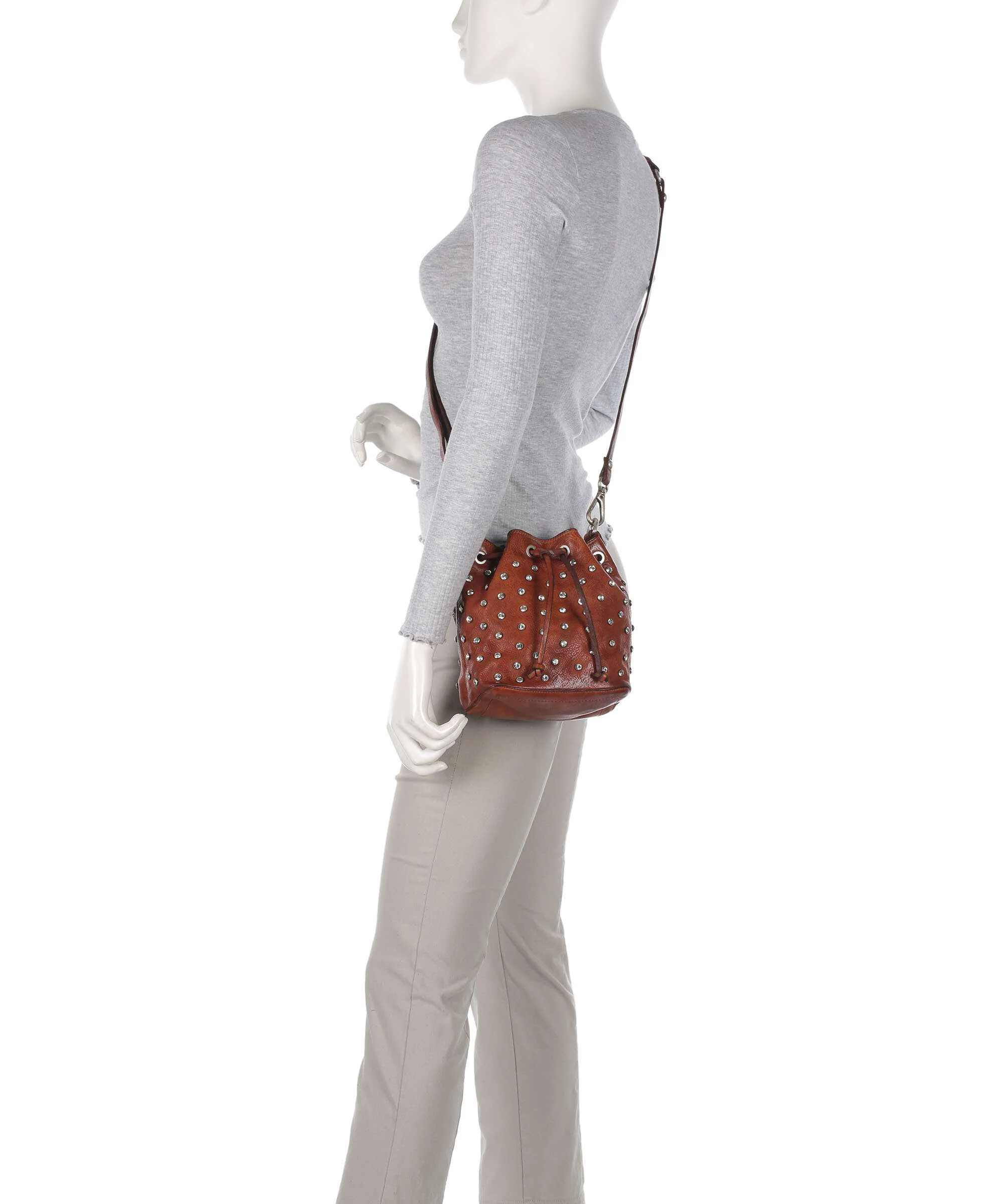 Campomaggi Bucket bag cognac - Image 3