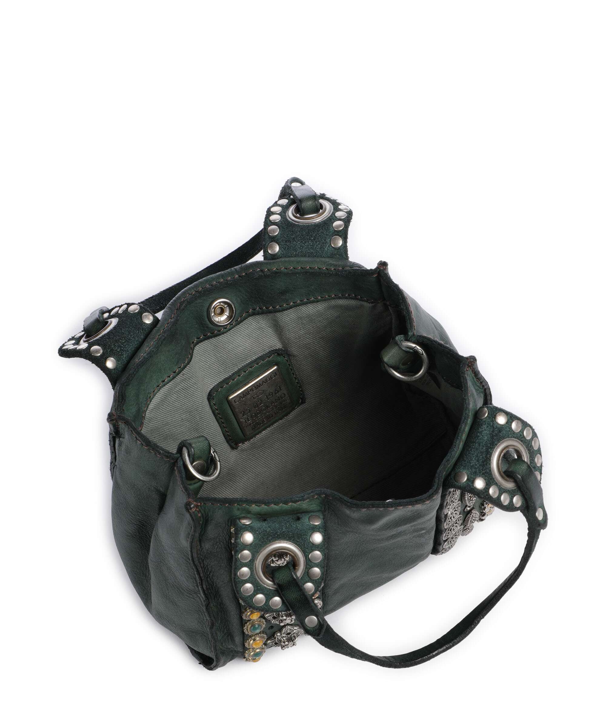 Campomaggi Crossbody bag green bottle - Image 5