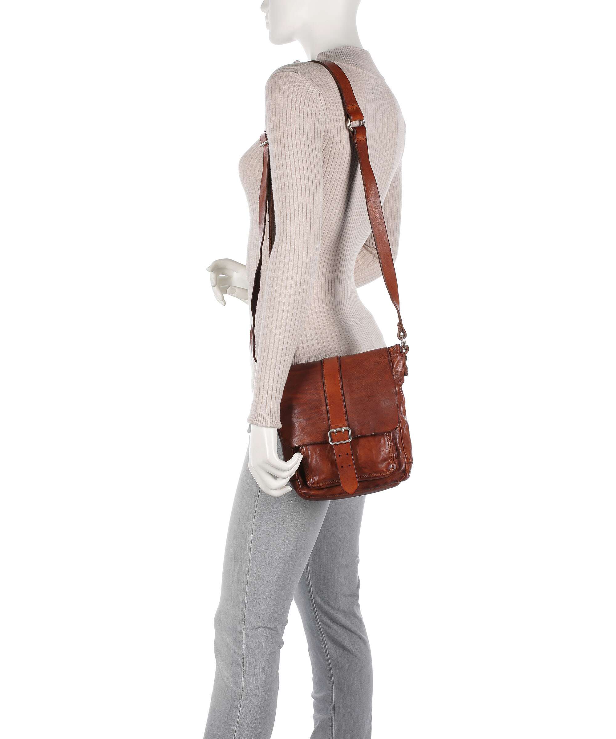 Campomaggi Crossbody bag cognac - Image 3