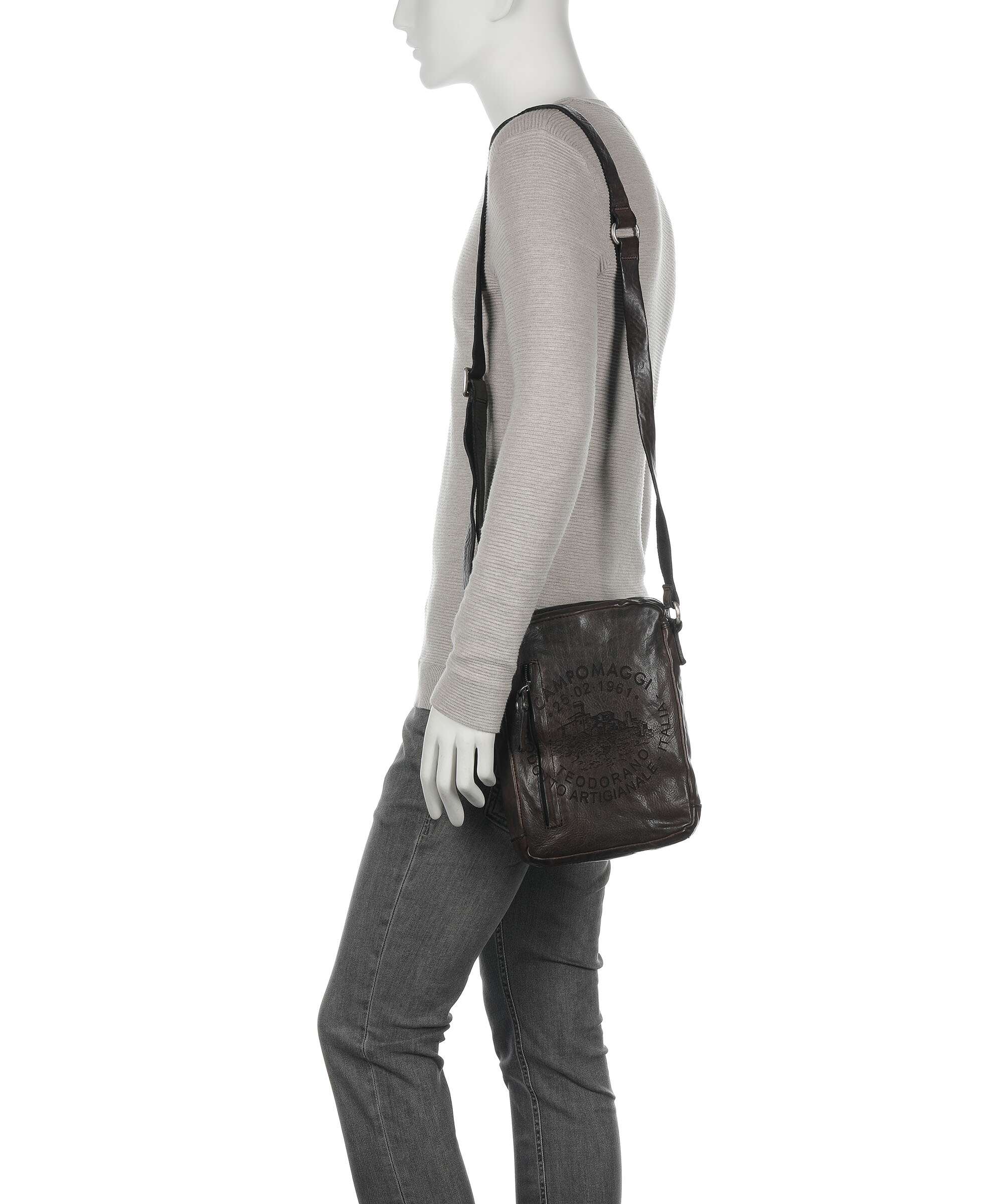Campomaggi Crossbody bag grigio - Image 3