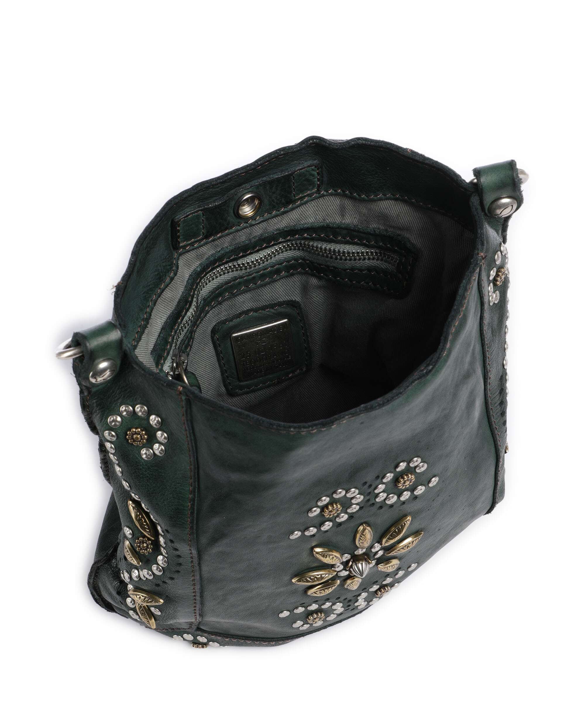 Campomaggi Crossbody bag green bottle - Image 5