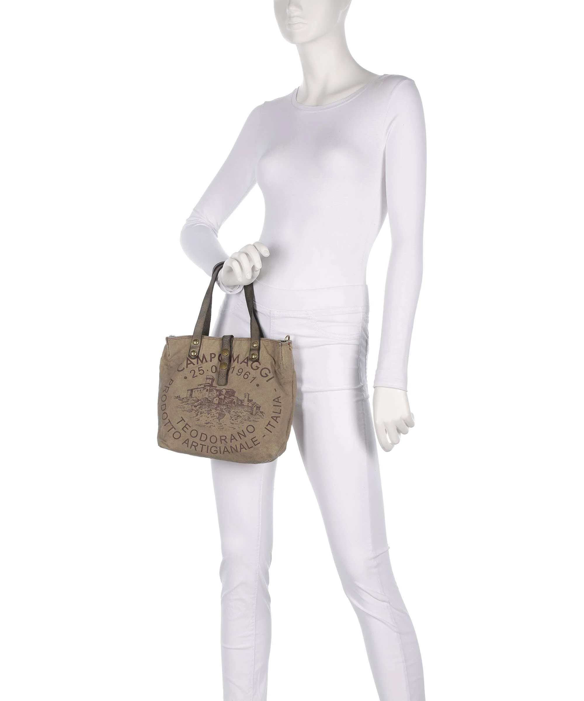 Campomaggi Handbag beige/cement moro - Image 3