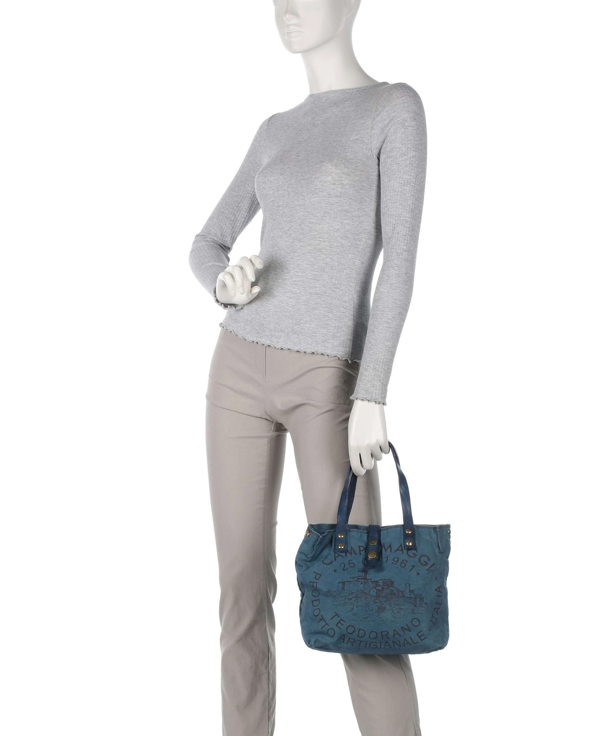 Campomaggi Handbag beige/zaffiro/moro - Image 3