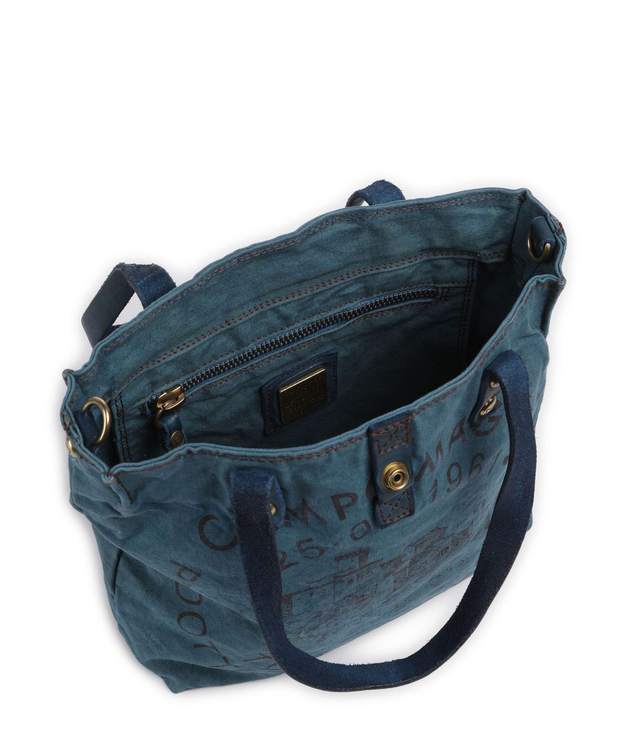 Campomaggi Handbag beige/zaffiro/moro - Image 7