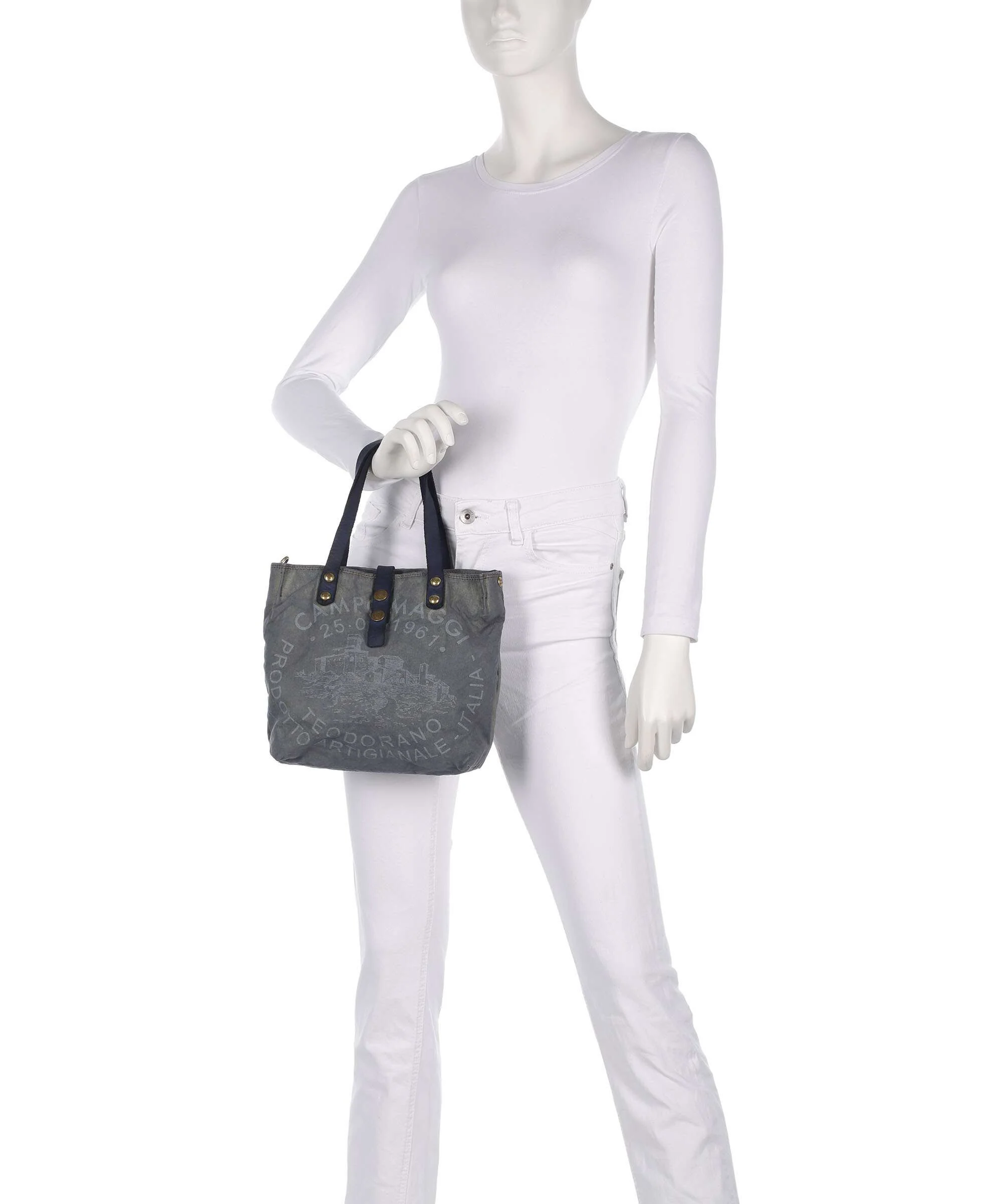 Campomaggi Handbag beige/iris ghiaccio - Image 3