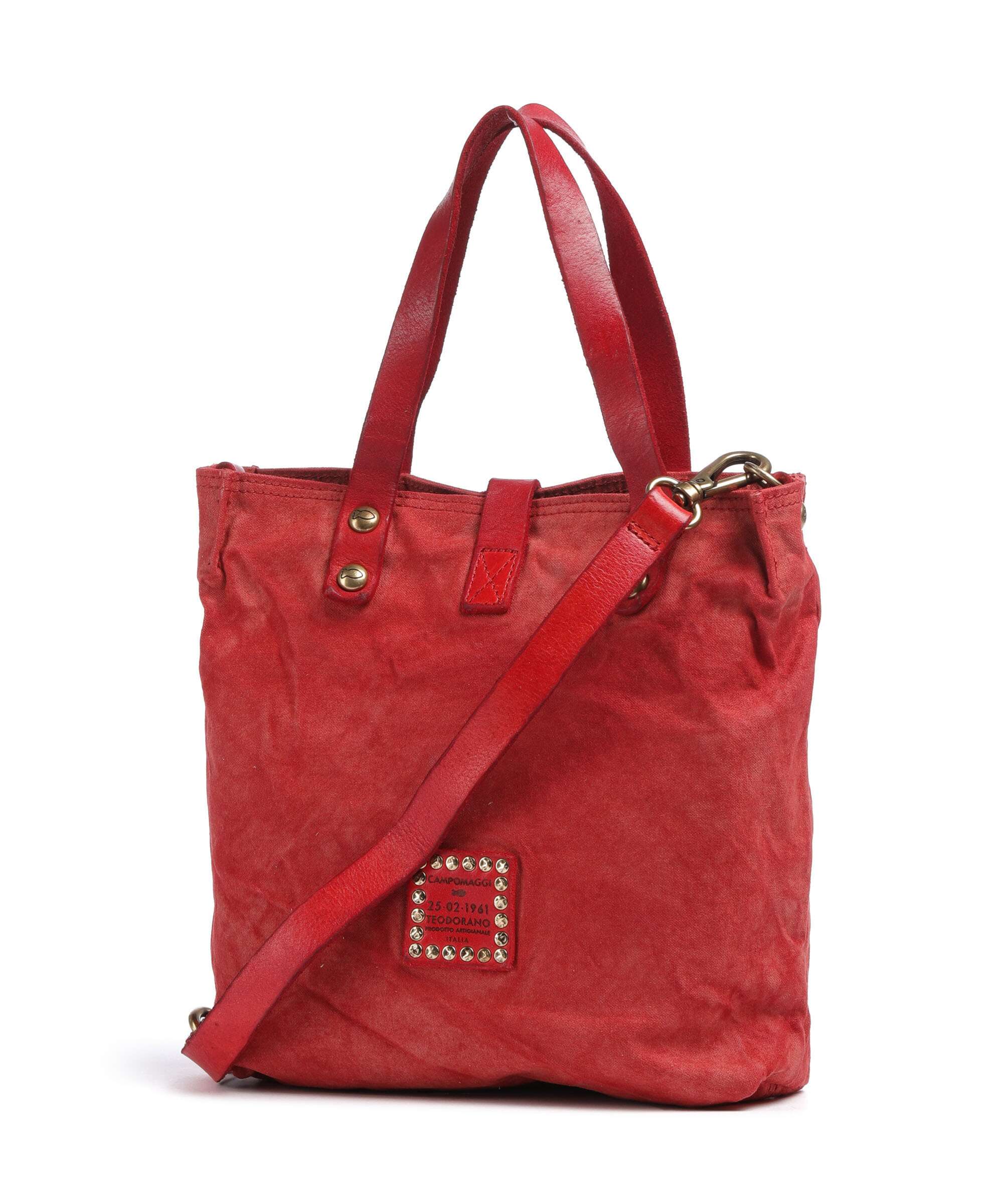 Campomaggi Handbag beige/rosso/moro - Image 2