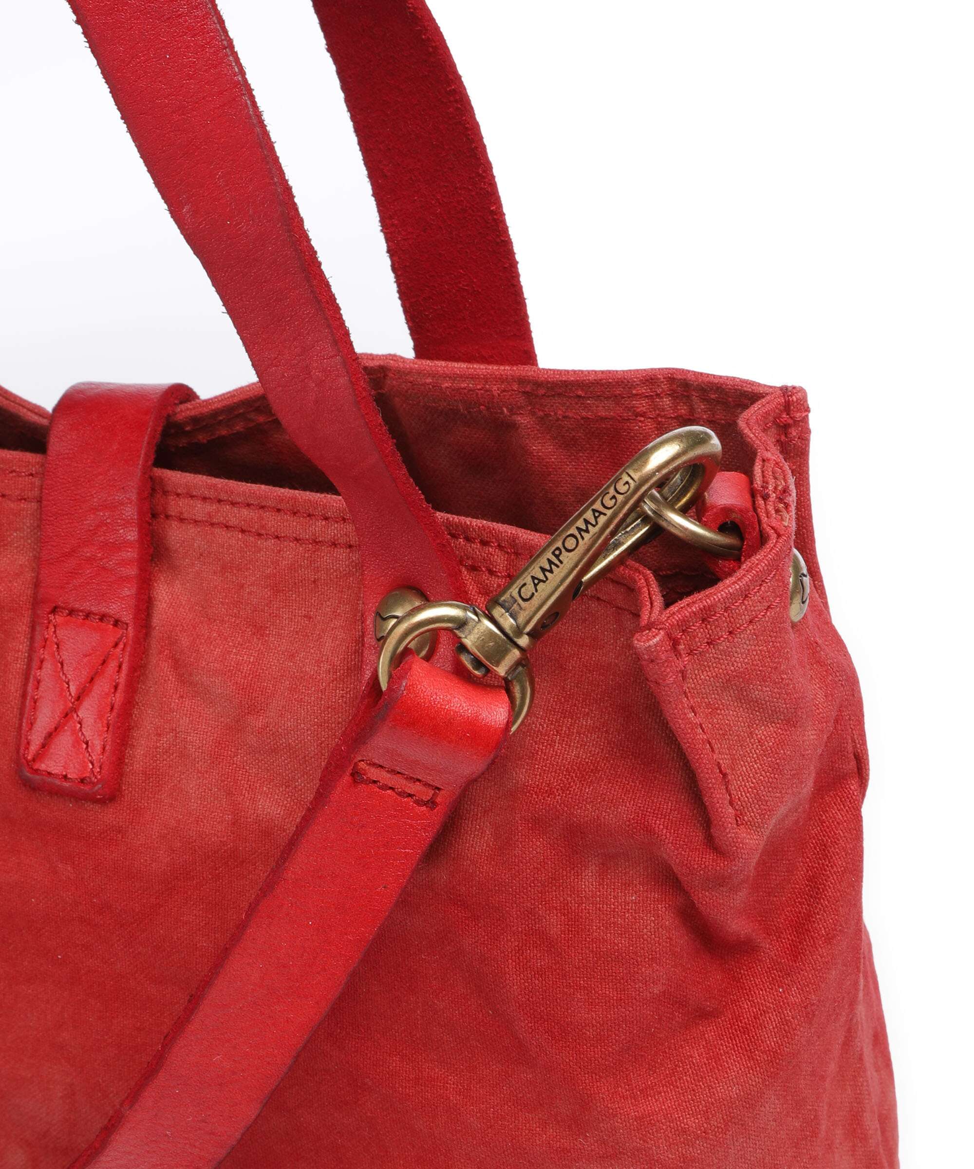 Campomaggi Handbag beige/rosso/moro - Image 4