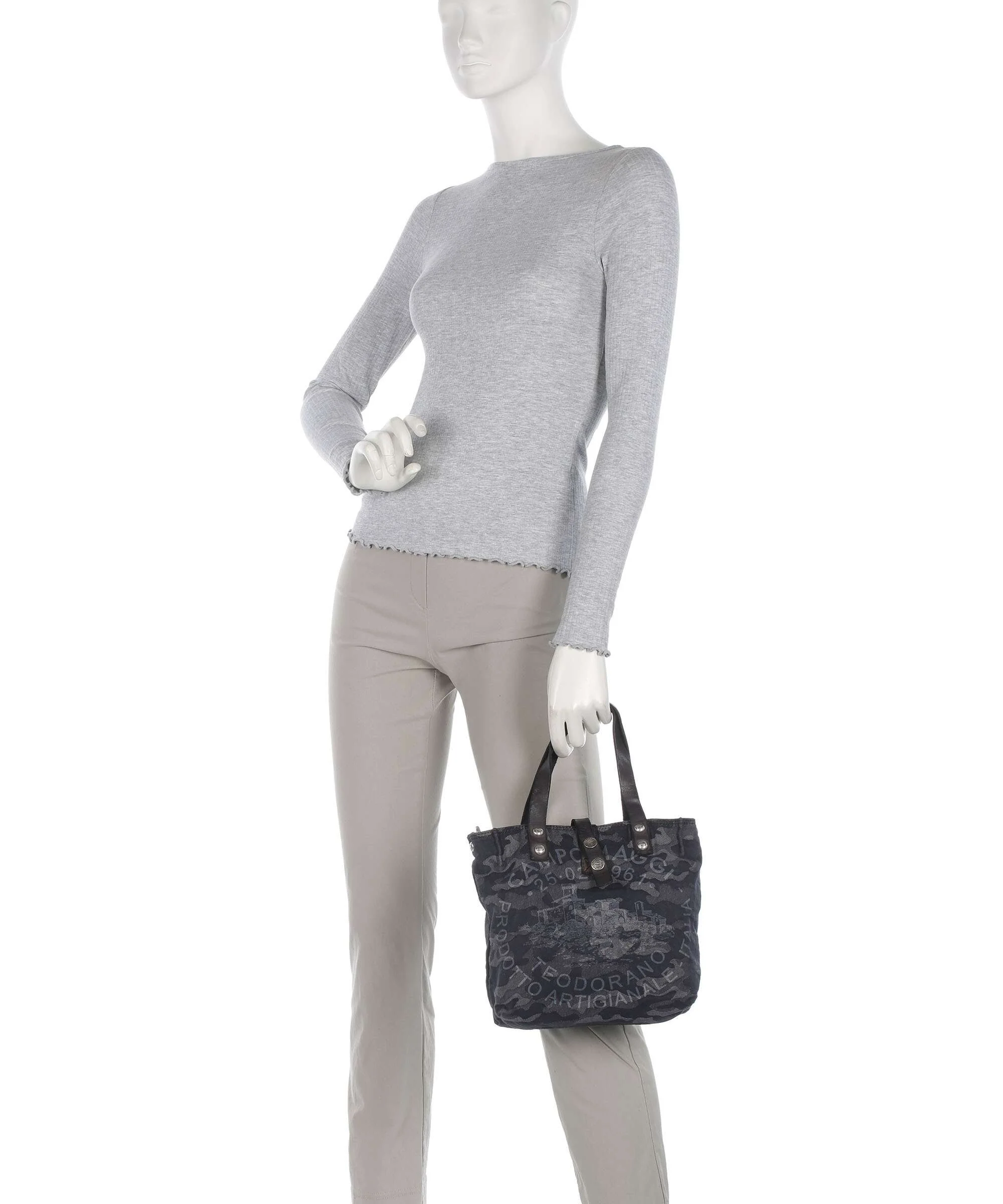 Campomaggi Handbag camouflage grigio - Image 3
