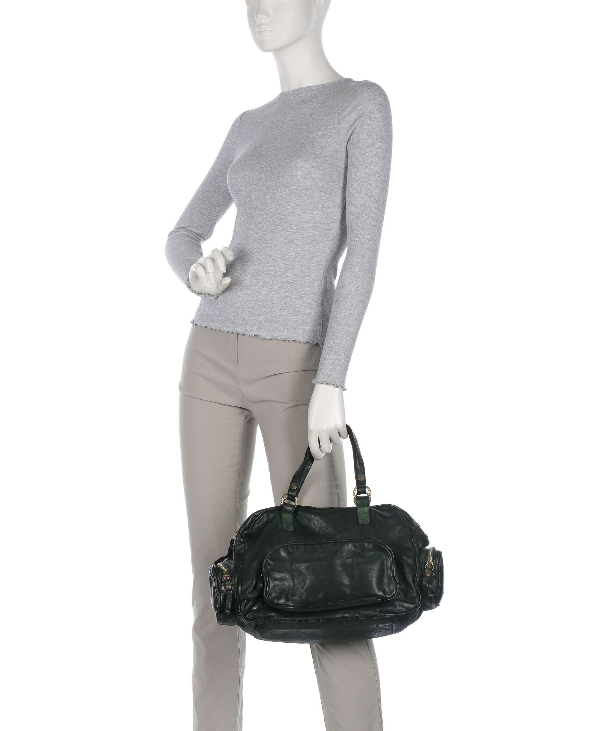 Campomaggi Handbag green bottle - Image 3