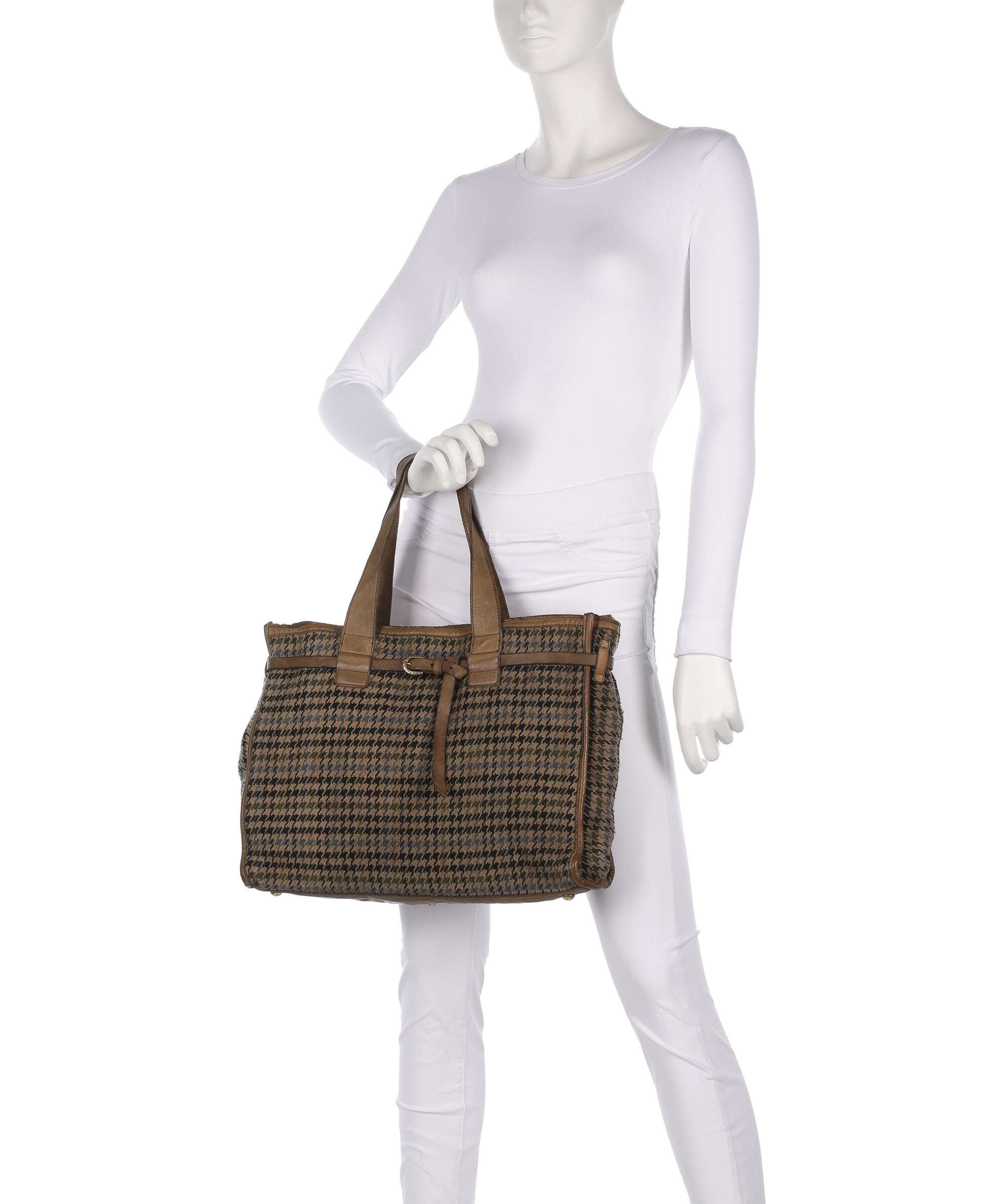 Campomaggi Handbag beige/nero - Image 3