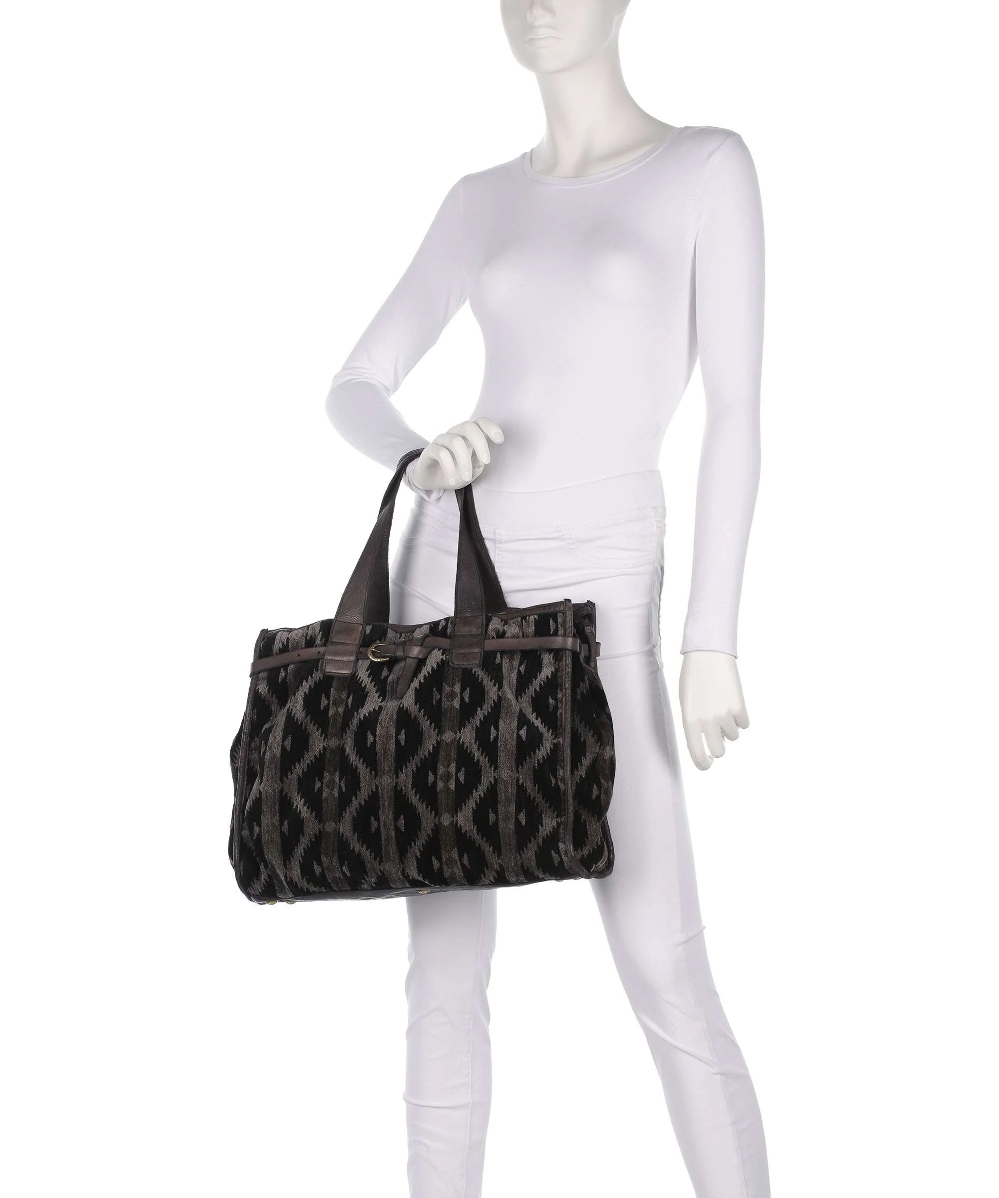 Campomaggi Handbag grigio/panna - Image 3