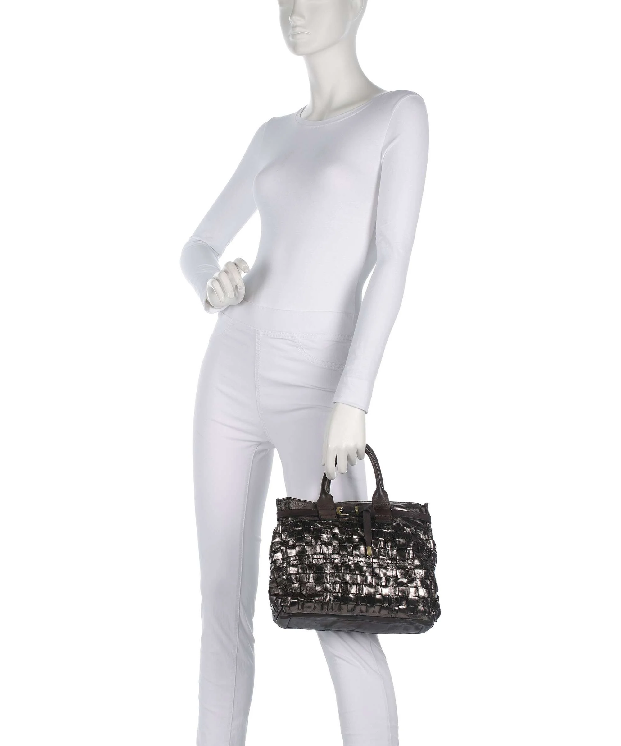 Campomaggi Handbag lead grey - Image 3
